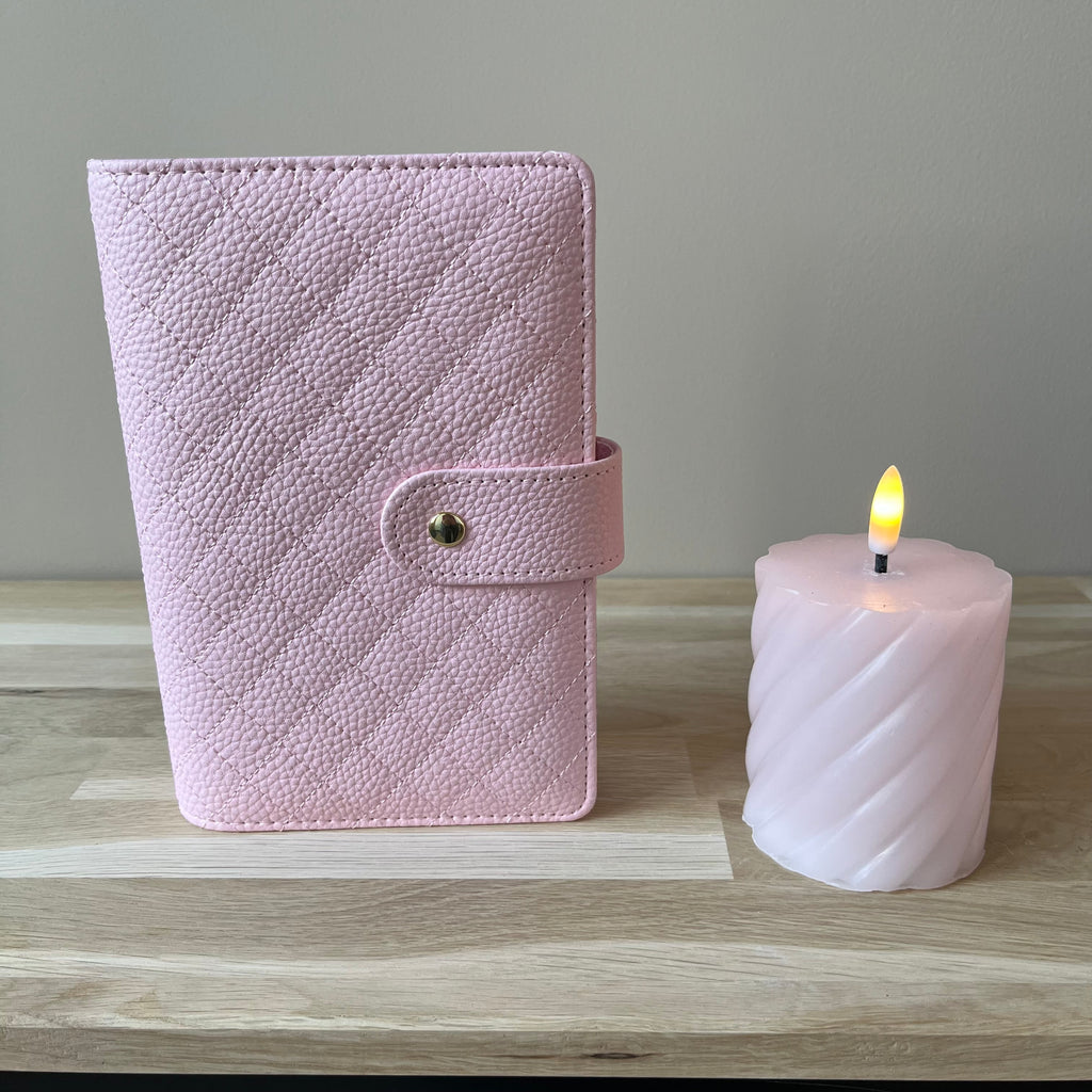 Quilted pebble budgetbinder A6