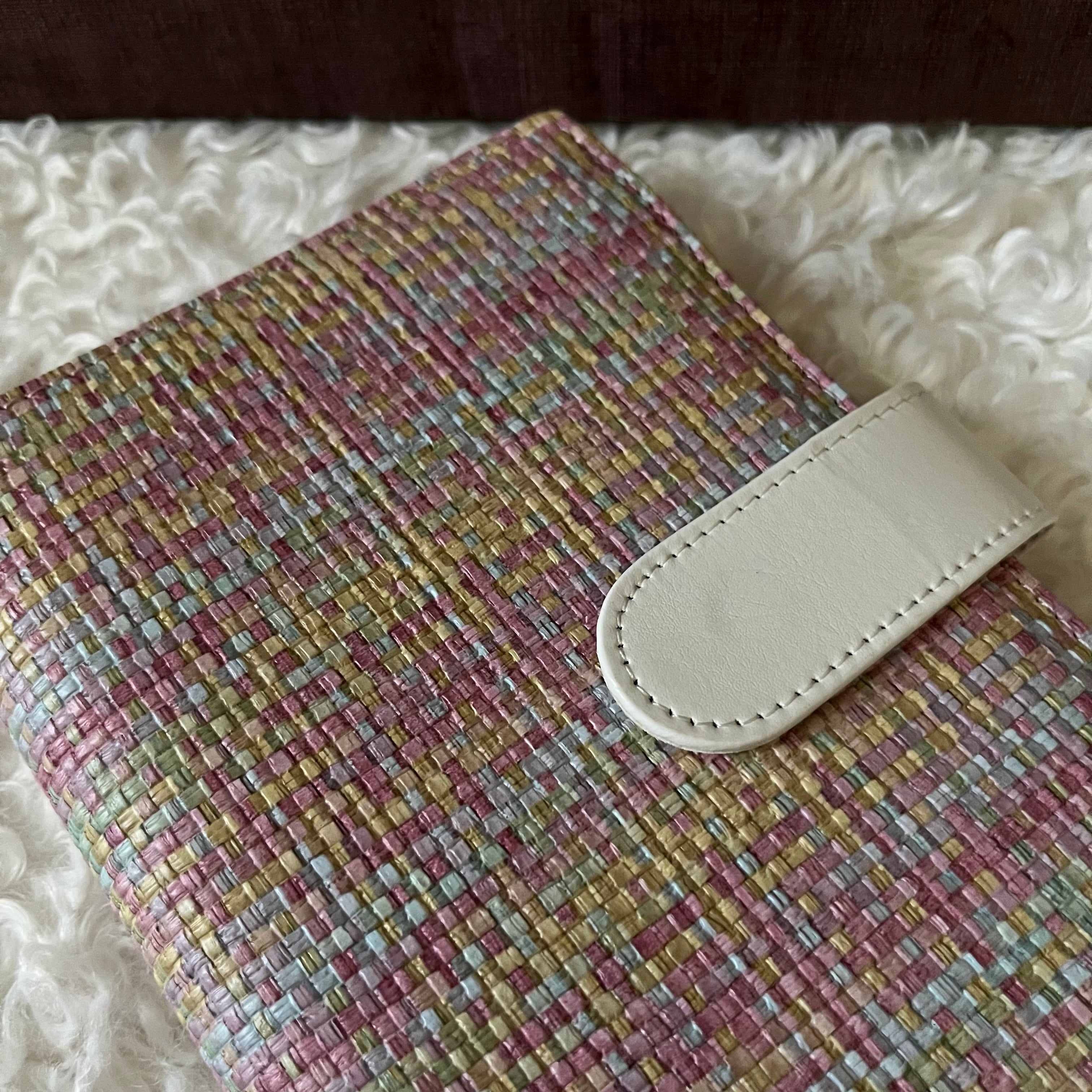 Kleurrijke budget binder A6 - roze