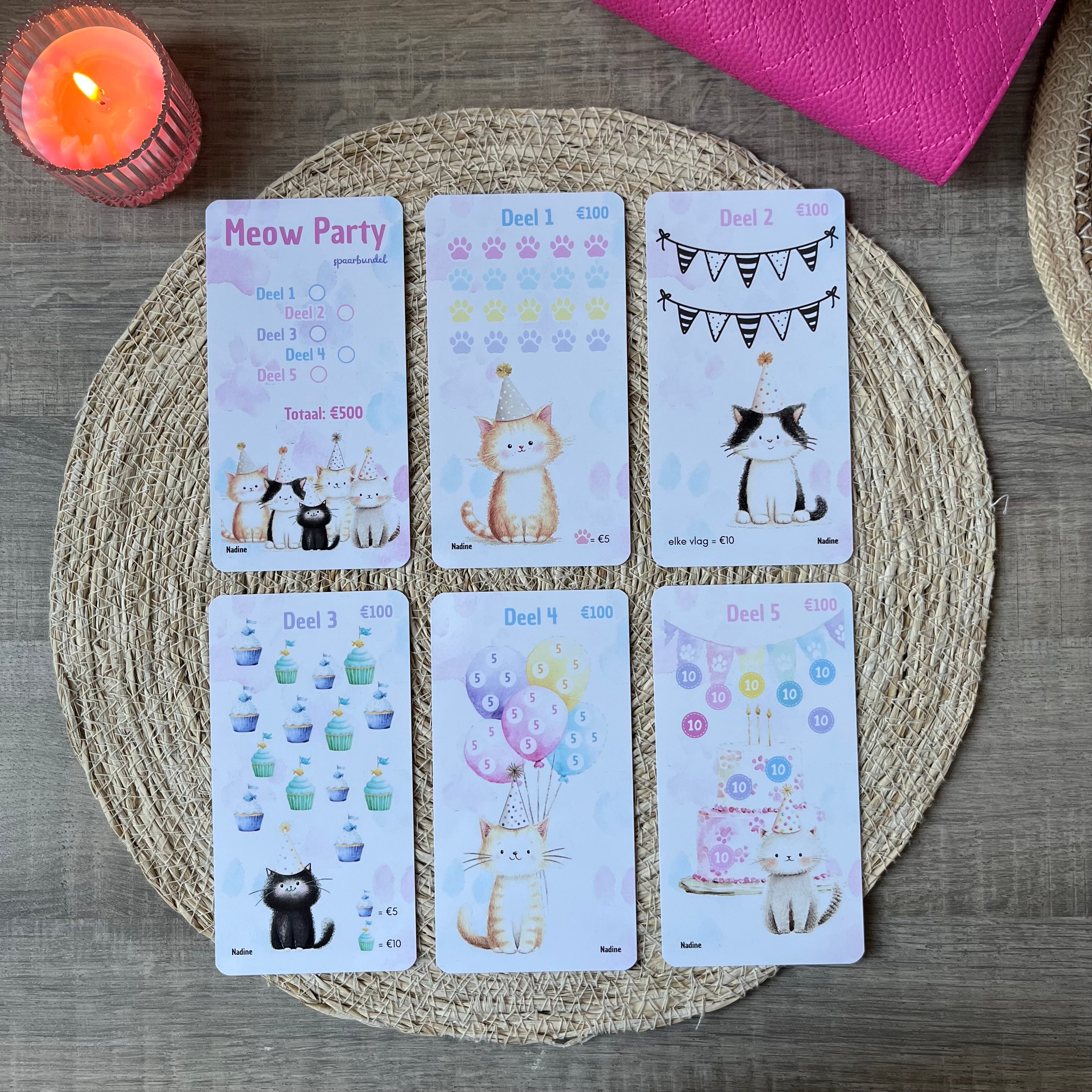 Meow Party spaarbundel A6