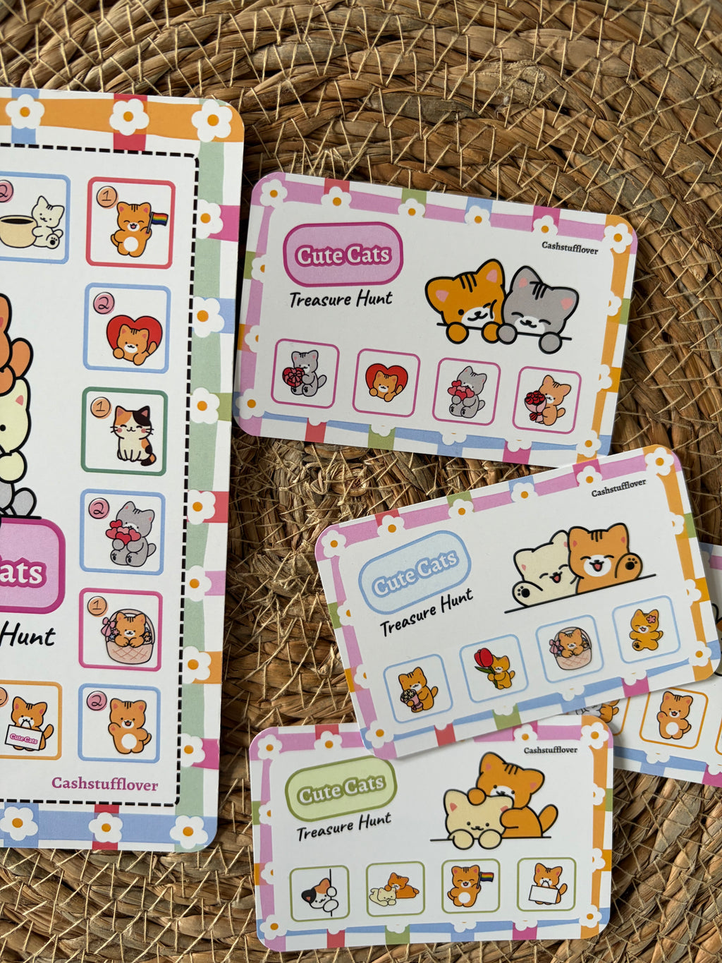 Cute Cats Treasure Hunt - A5