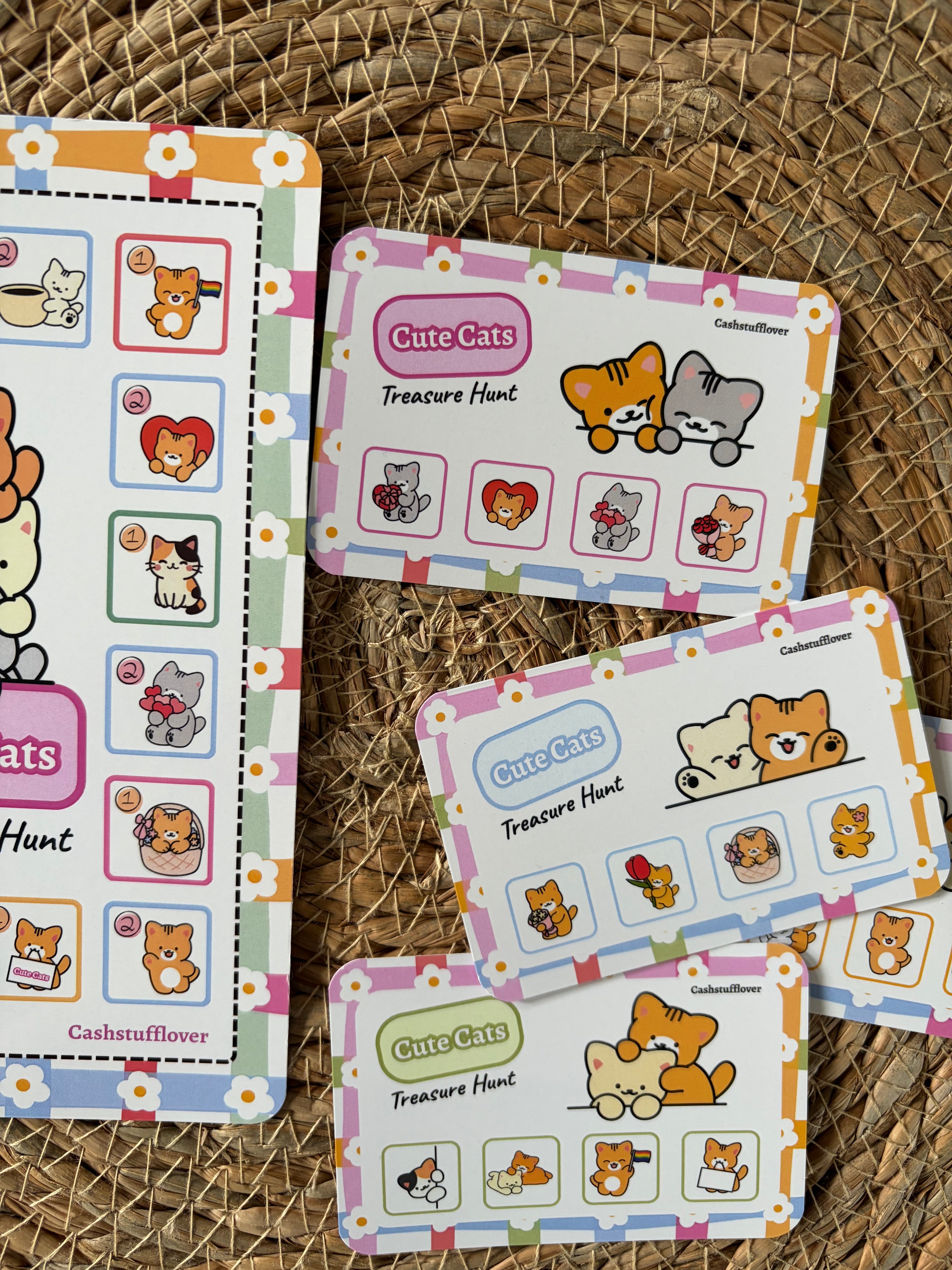 Cute Cats Treasure Hunt - A5