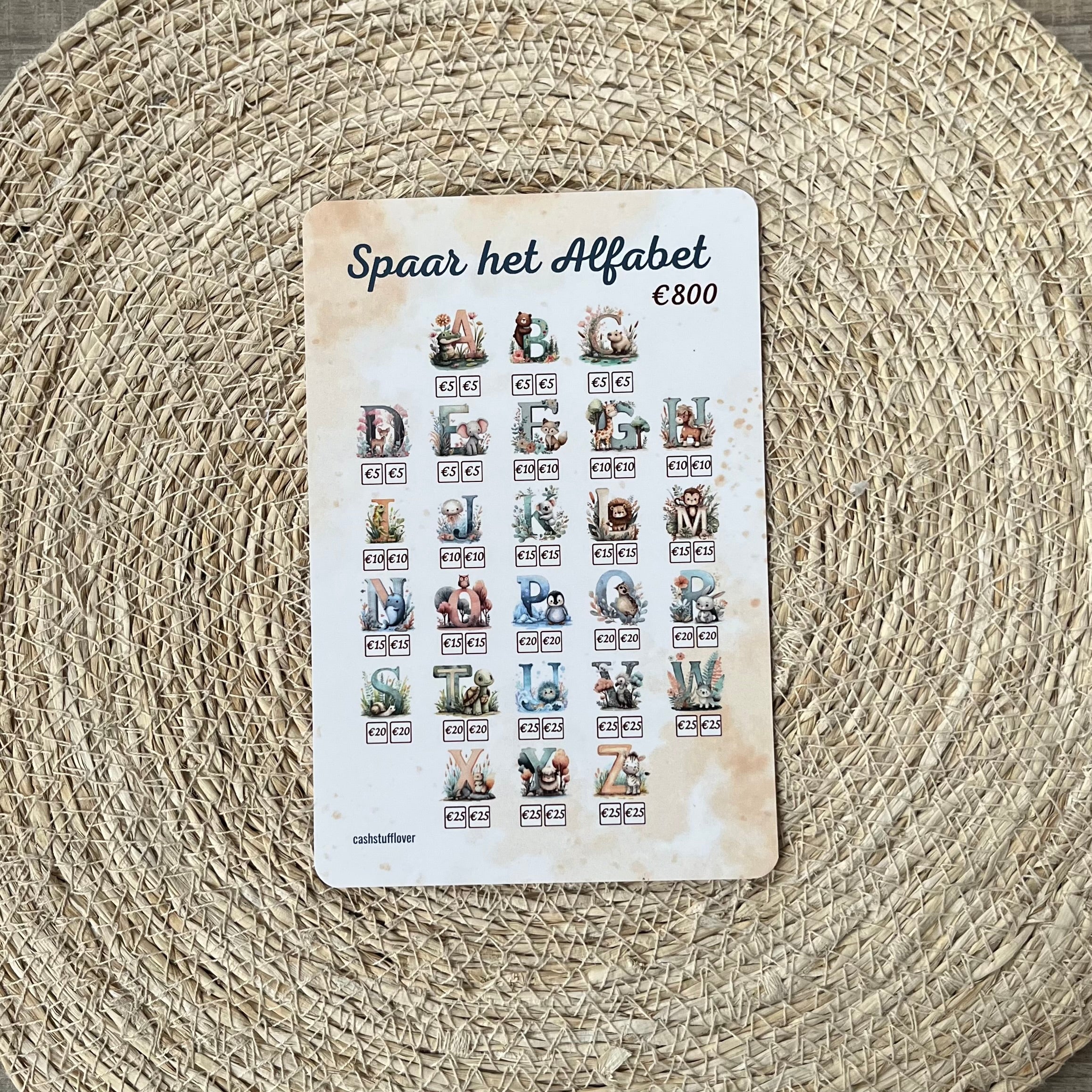 Spaar het Alfabet - A5