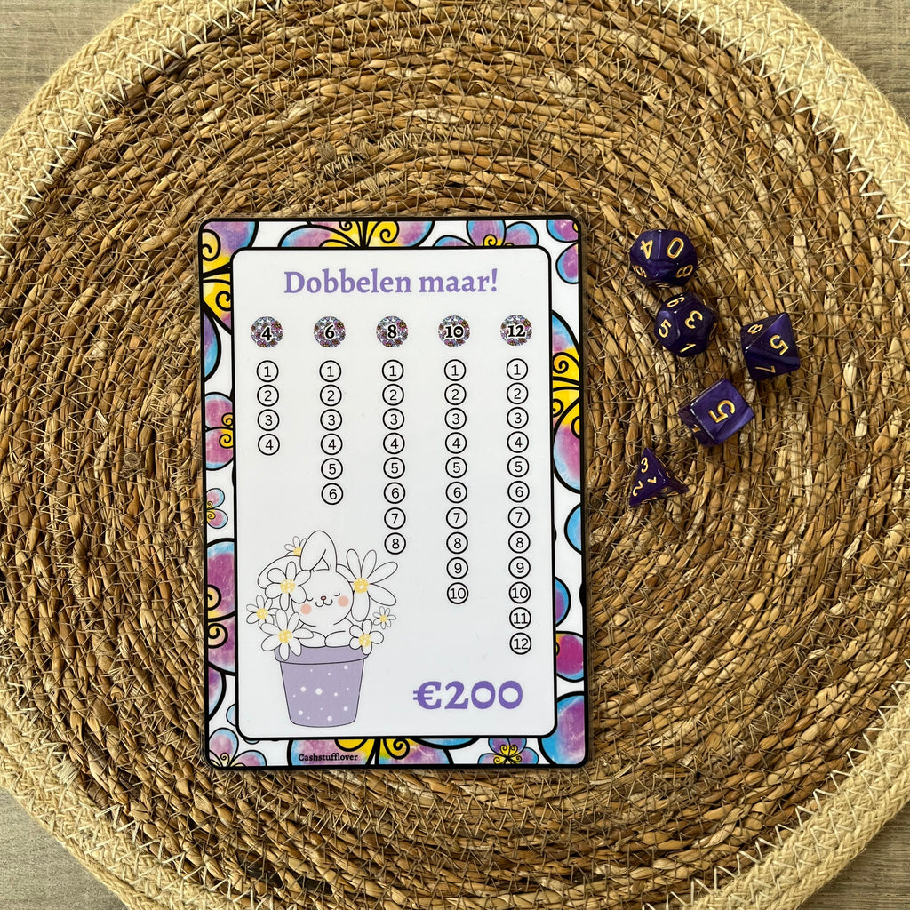 Dobbelen maar! A5 - diertjes