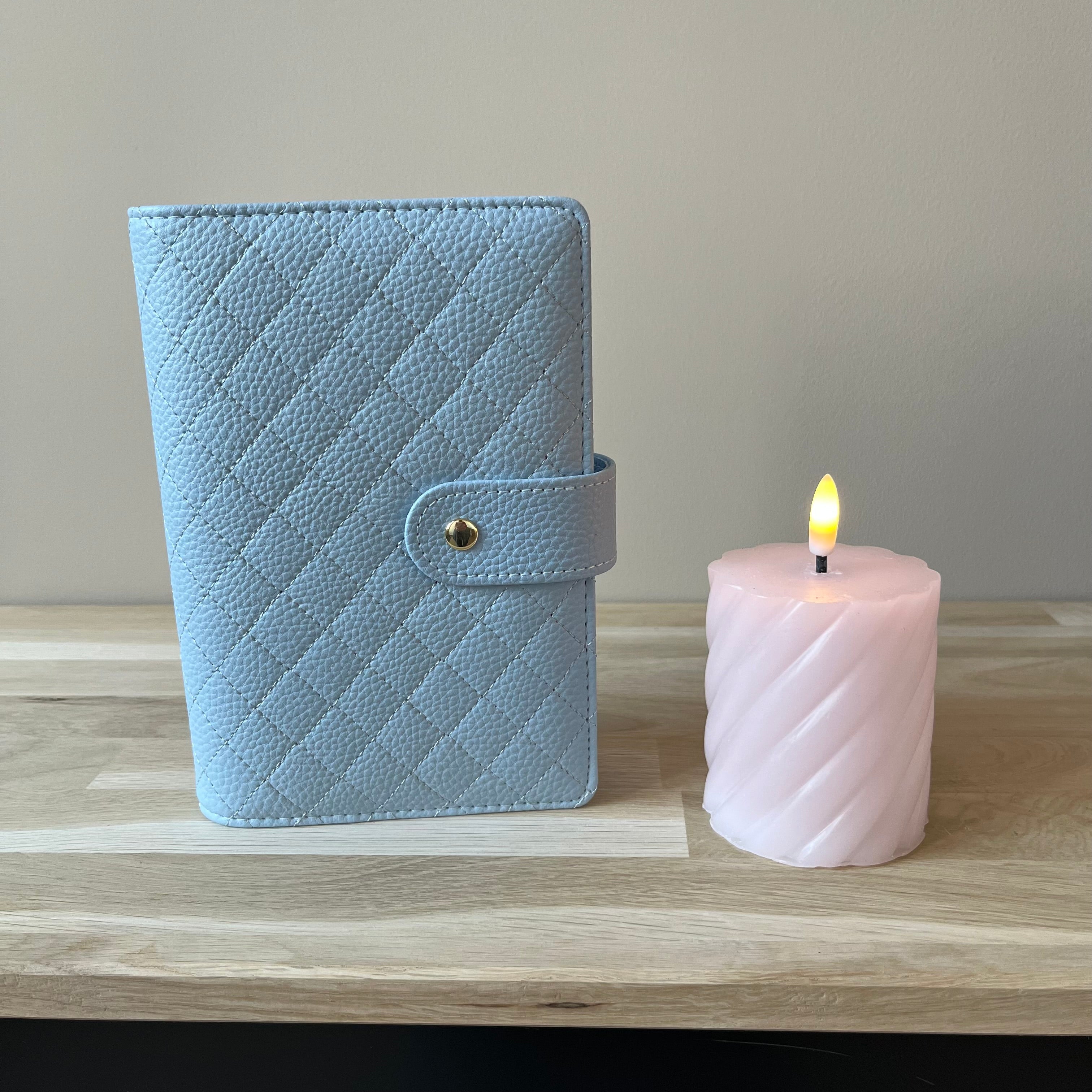 Quilted pebble budgetbinder A6