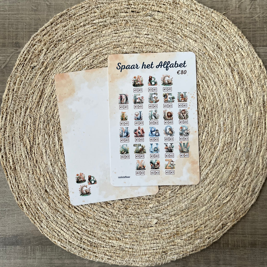 Spaar het Alfabet - A5