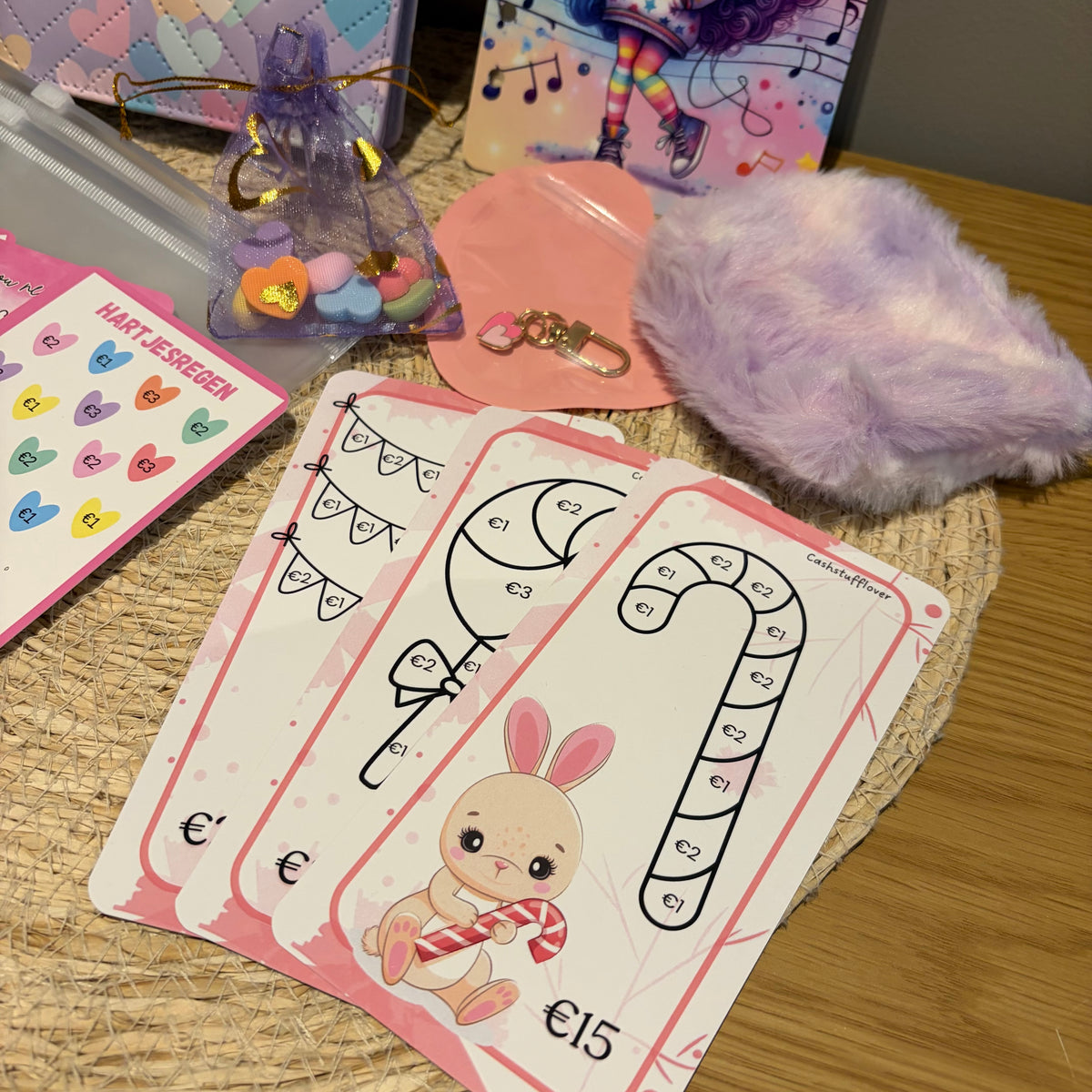 Lilac love and pink bunny’s
