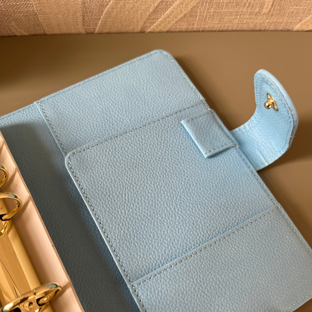 Pebble budget binder A6 - blauw