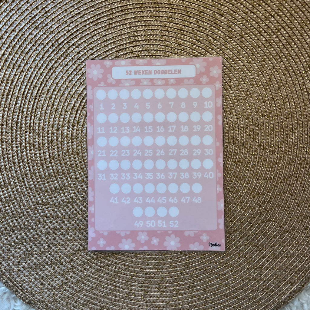 52 weken dobbelen A5