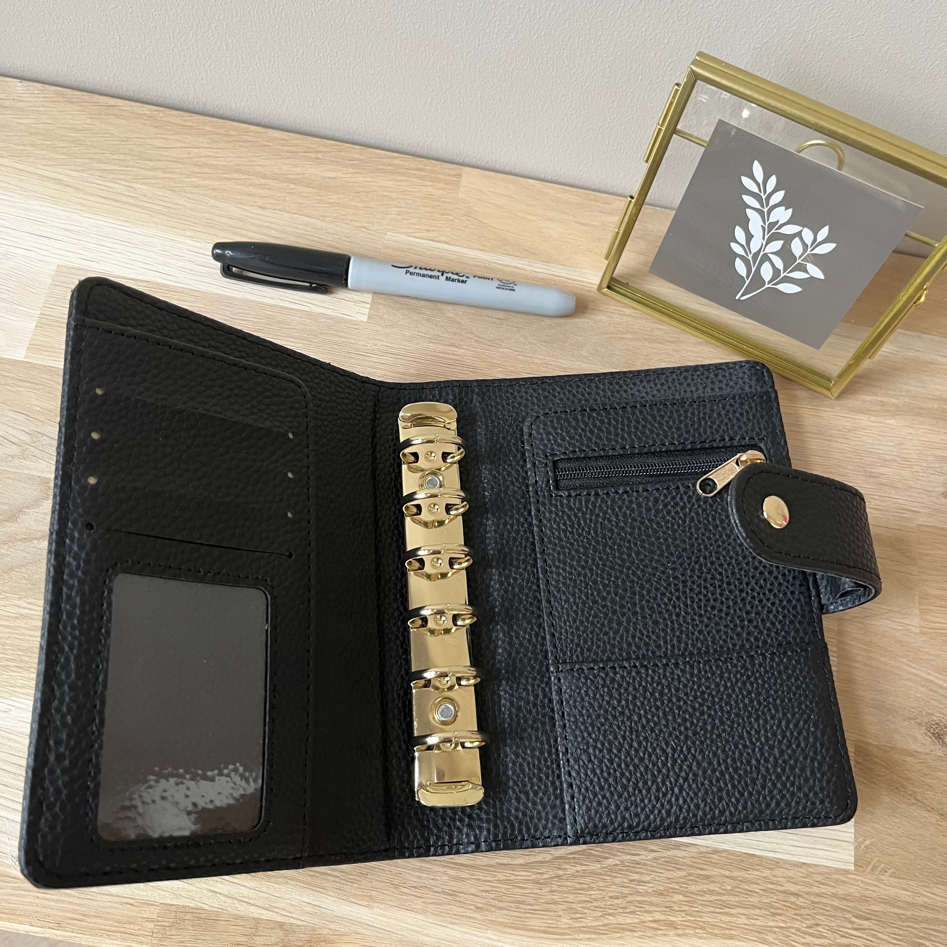 Quilted pebble budgetbinder A7