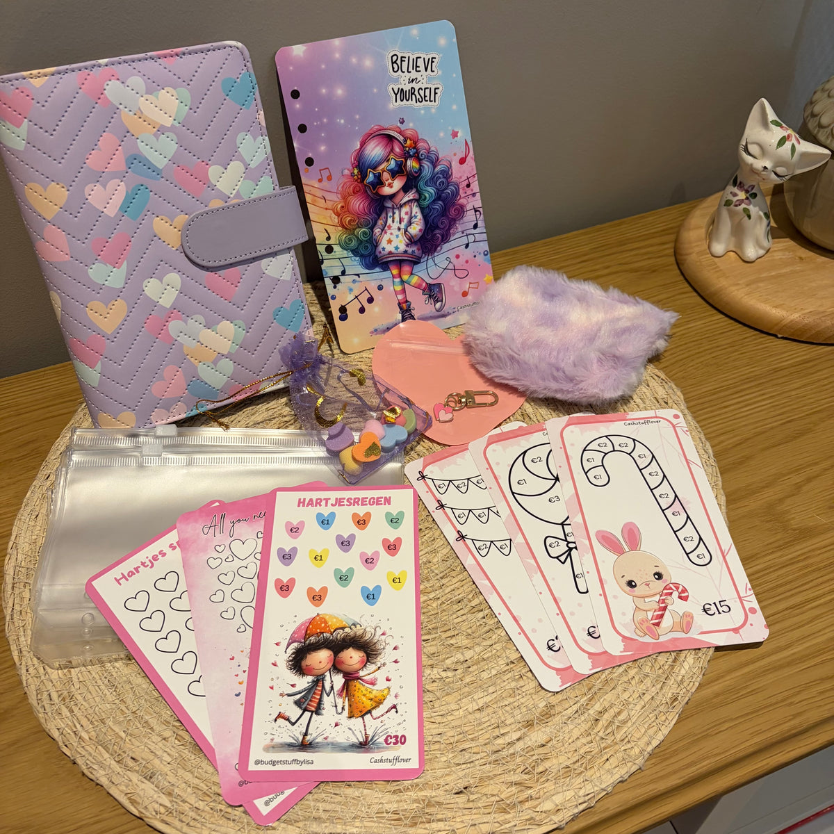 Lilac love and pink bunny’s