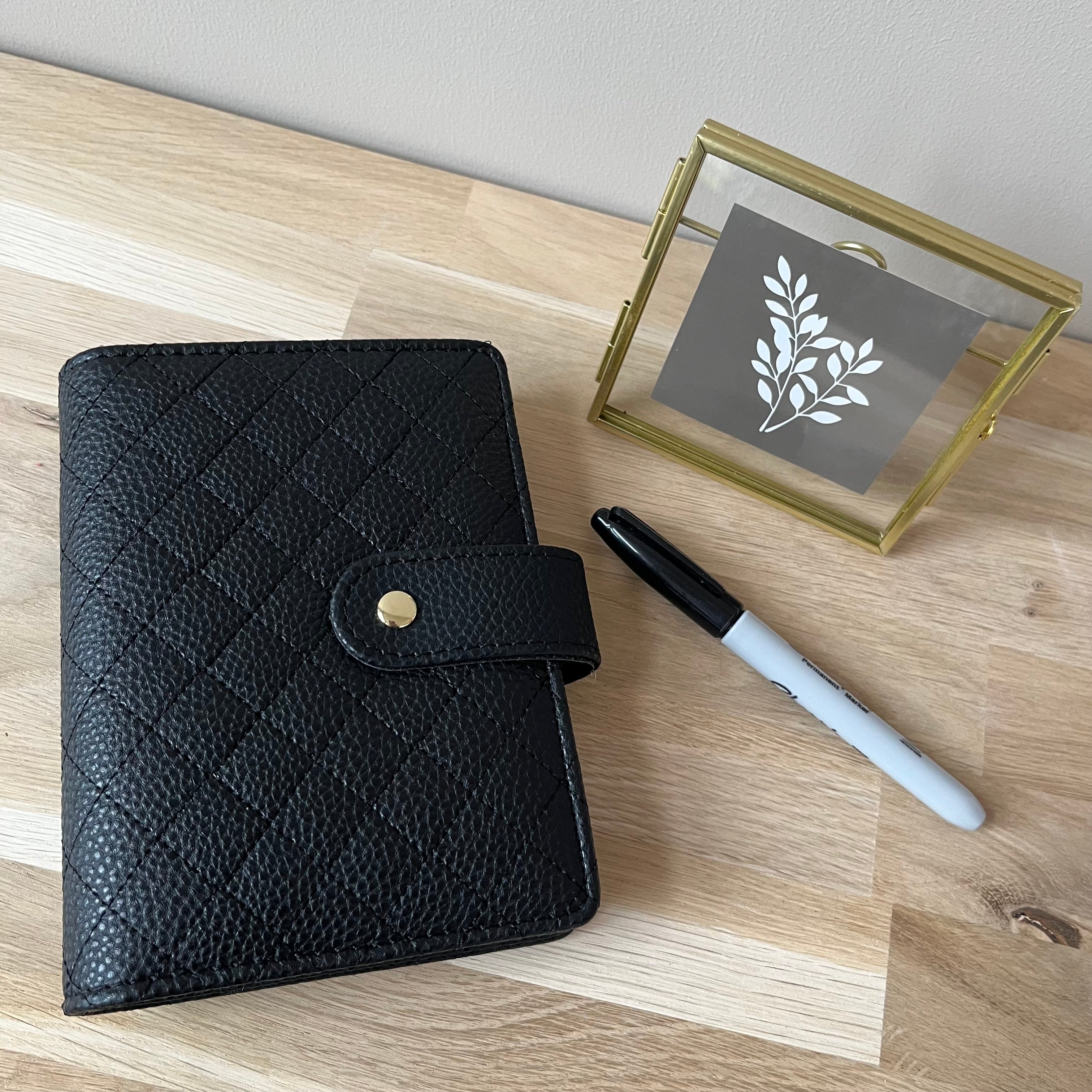 Quilted pebble budgetbinder A7