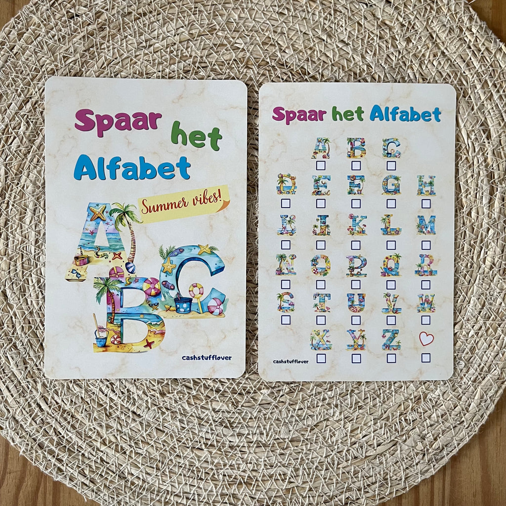 Spaar het Alfabet tiny’s - A5 en A7