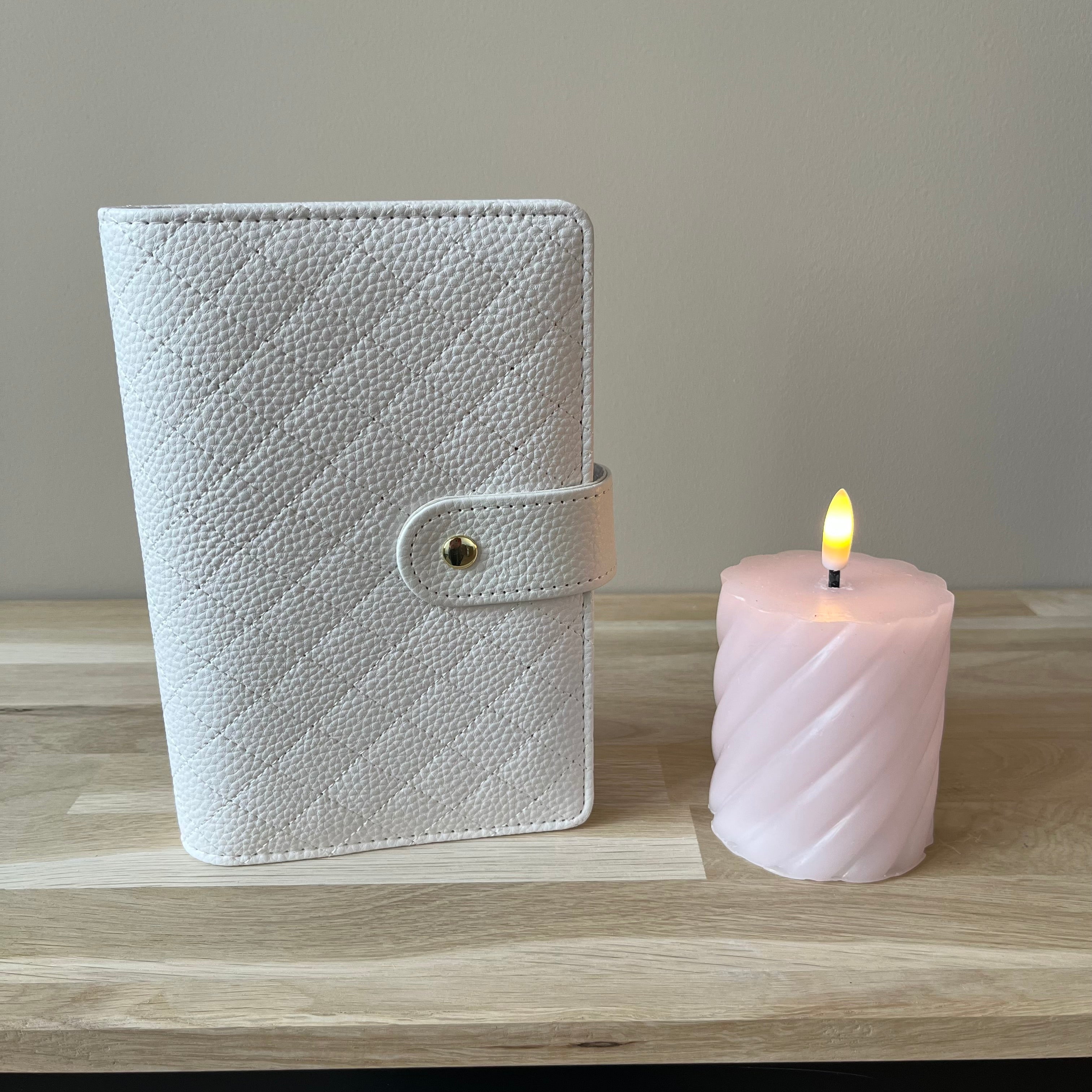 Quilted pebble budgetbinder A6