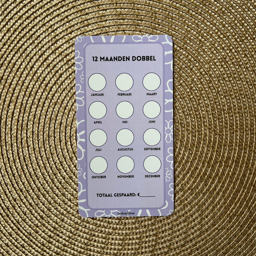 12 maanden dobbel A6