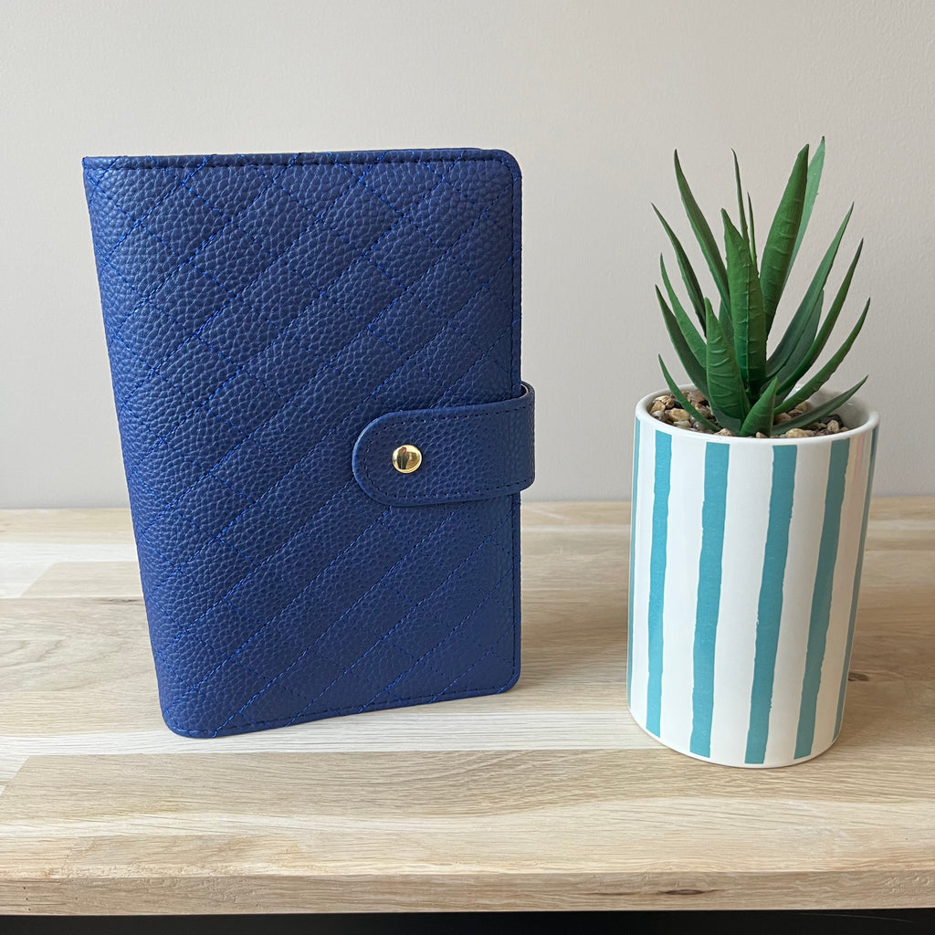 Quilted pebble budgetbinder A6
