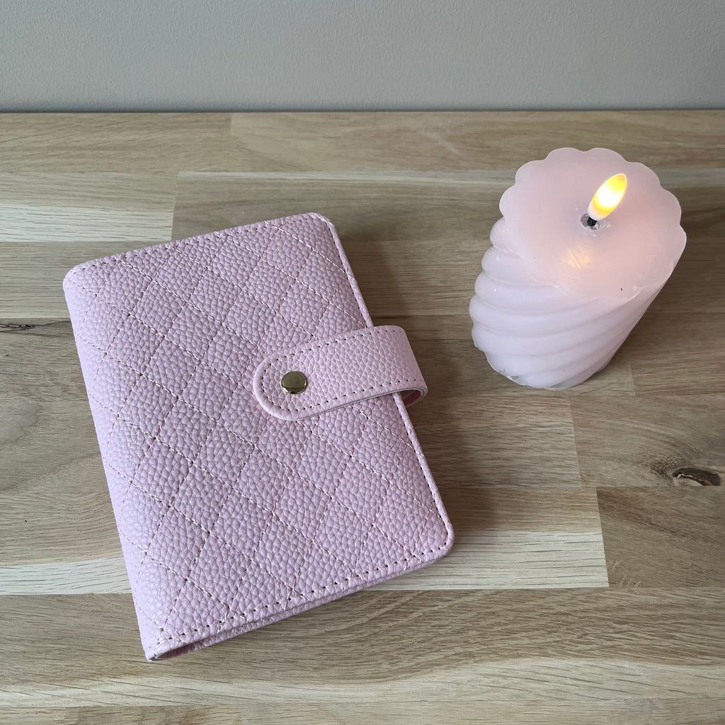 Quilted pebble budgetbinder A7