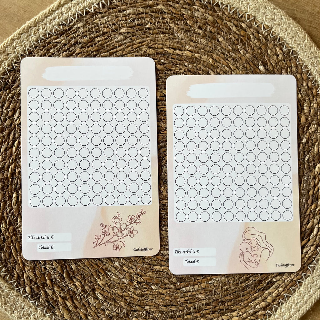 Doelen sparen beige A5