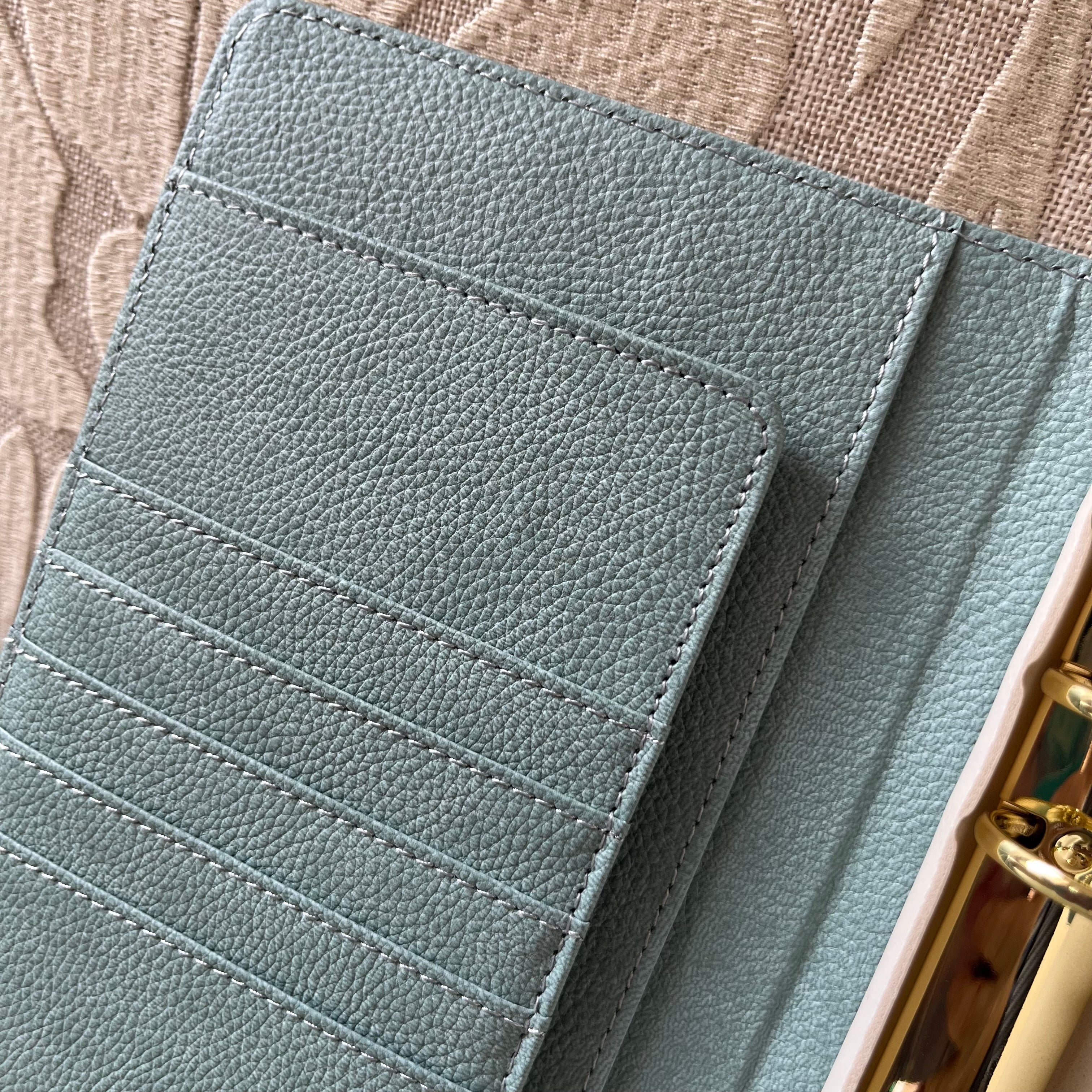 Pebble budget binder A6 - grijsgroen