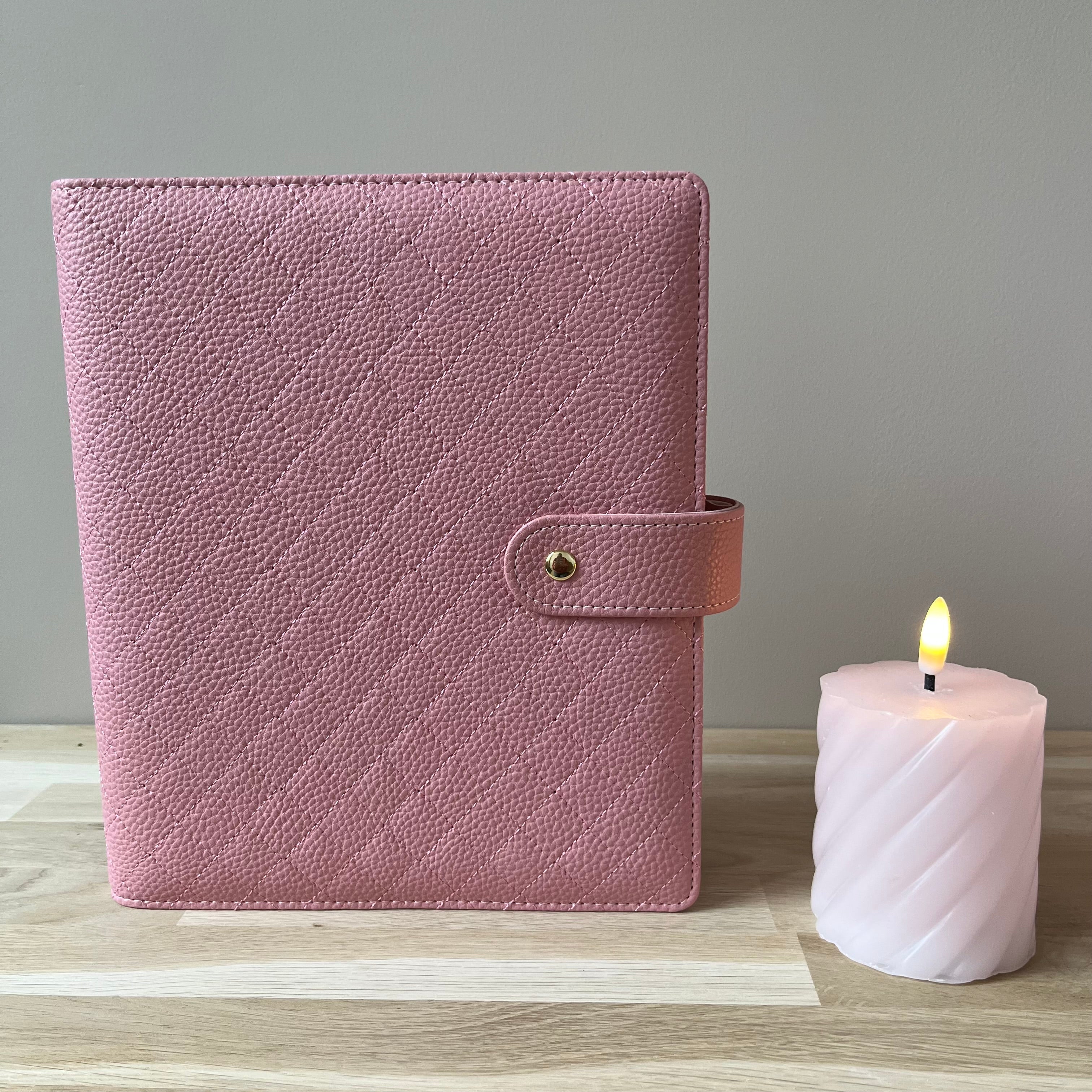 Quilted pebble budgetbinder A5