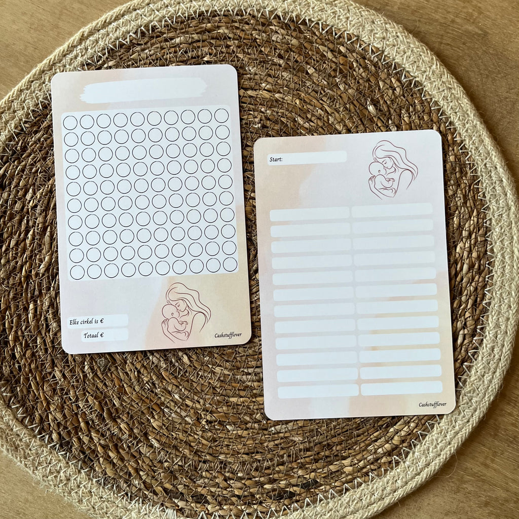 Doelen sparen beige A5