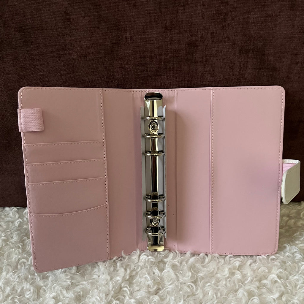 Kleurrijke budget binder A6 - roze