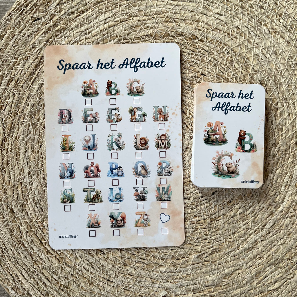 Spaar het Alfabet tiny’s - A5 en A7