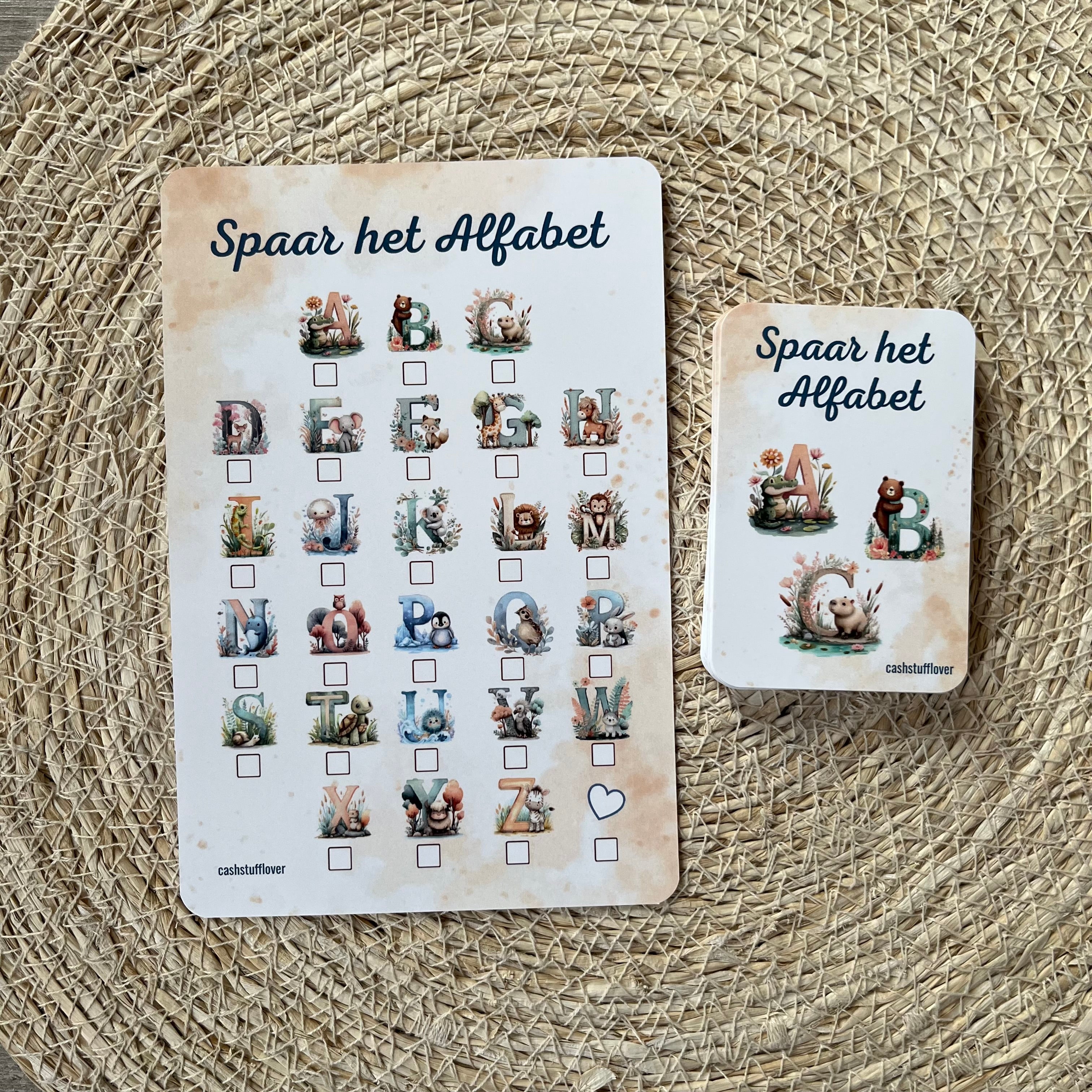 Spaar het Alfabet tiny’s - A5 en A7