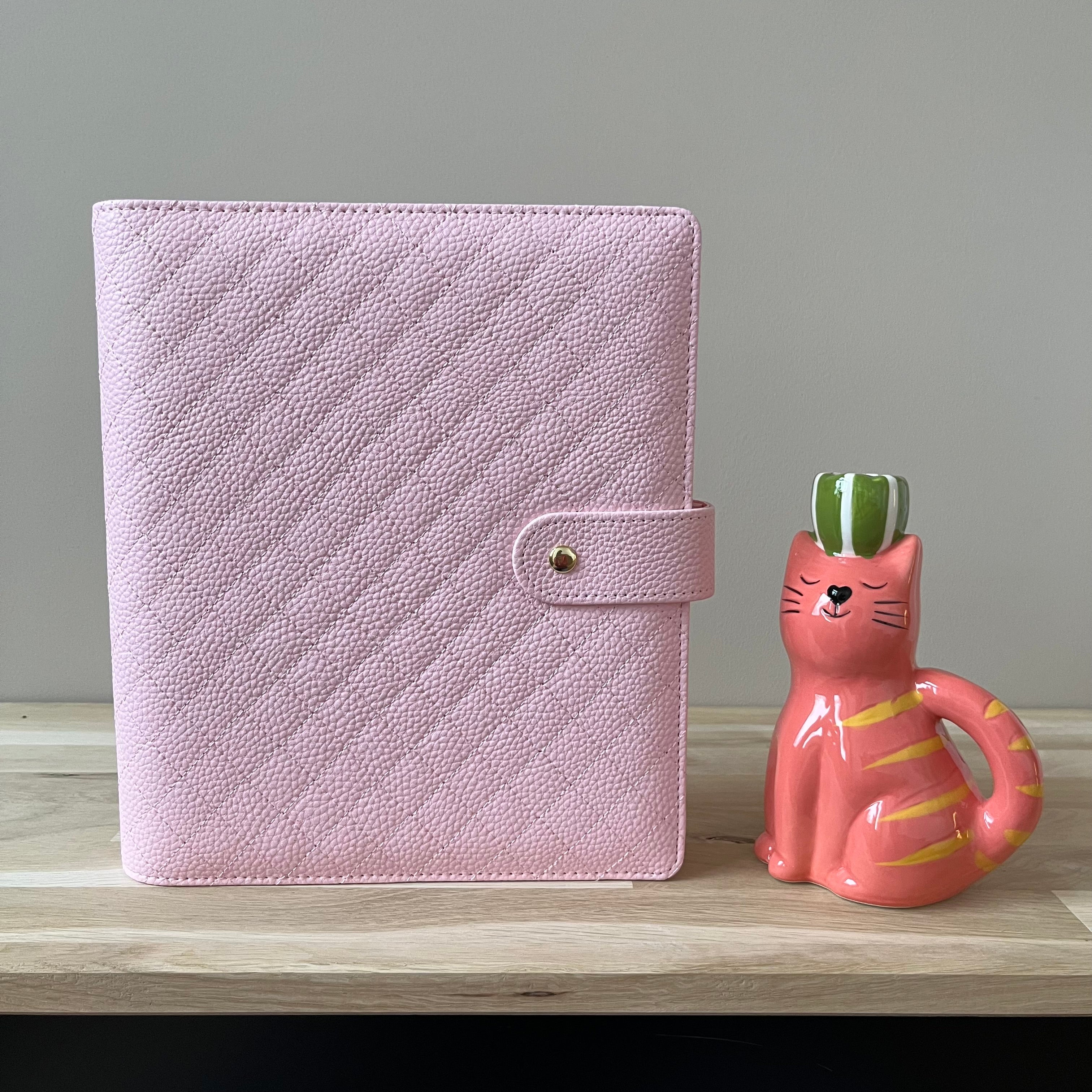 Quilted pebble budgetbinder A5
