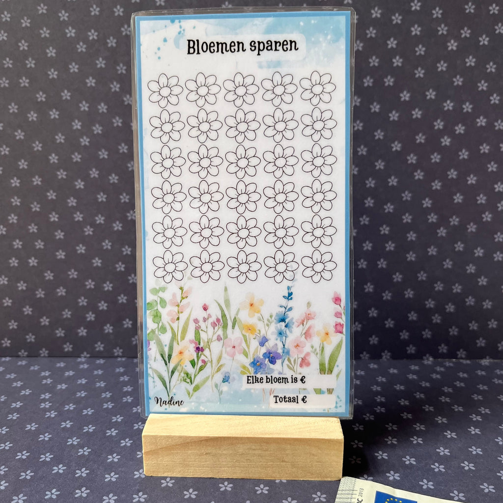Bloemen sparen A6