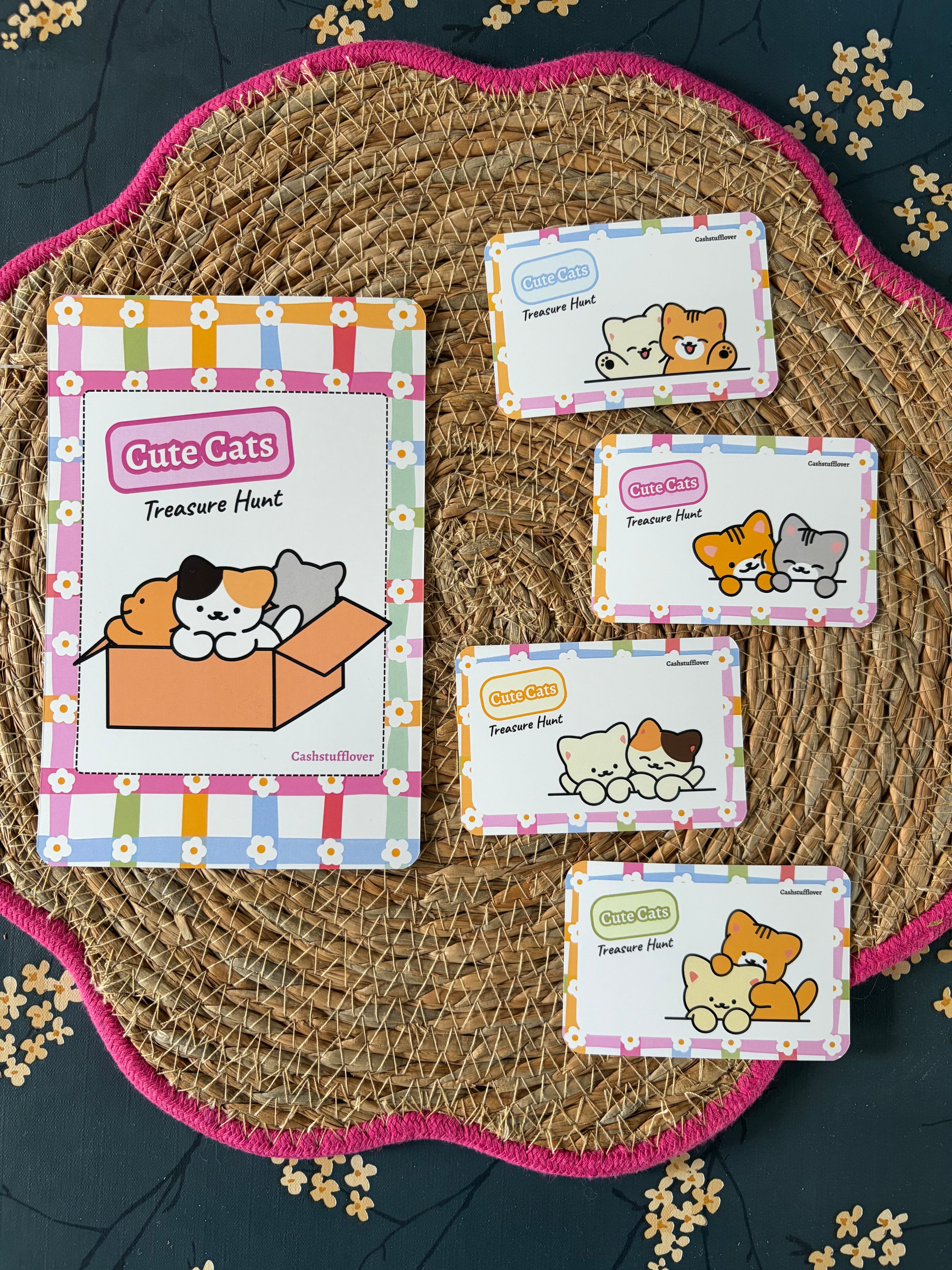 Cute Cats Treasure Hunt - A5