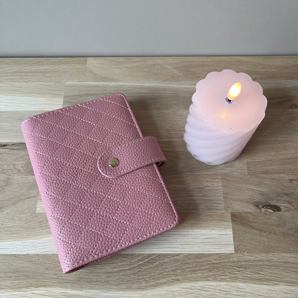 Quilted pebble budgetbinder A7