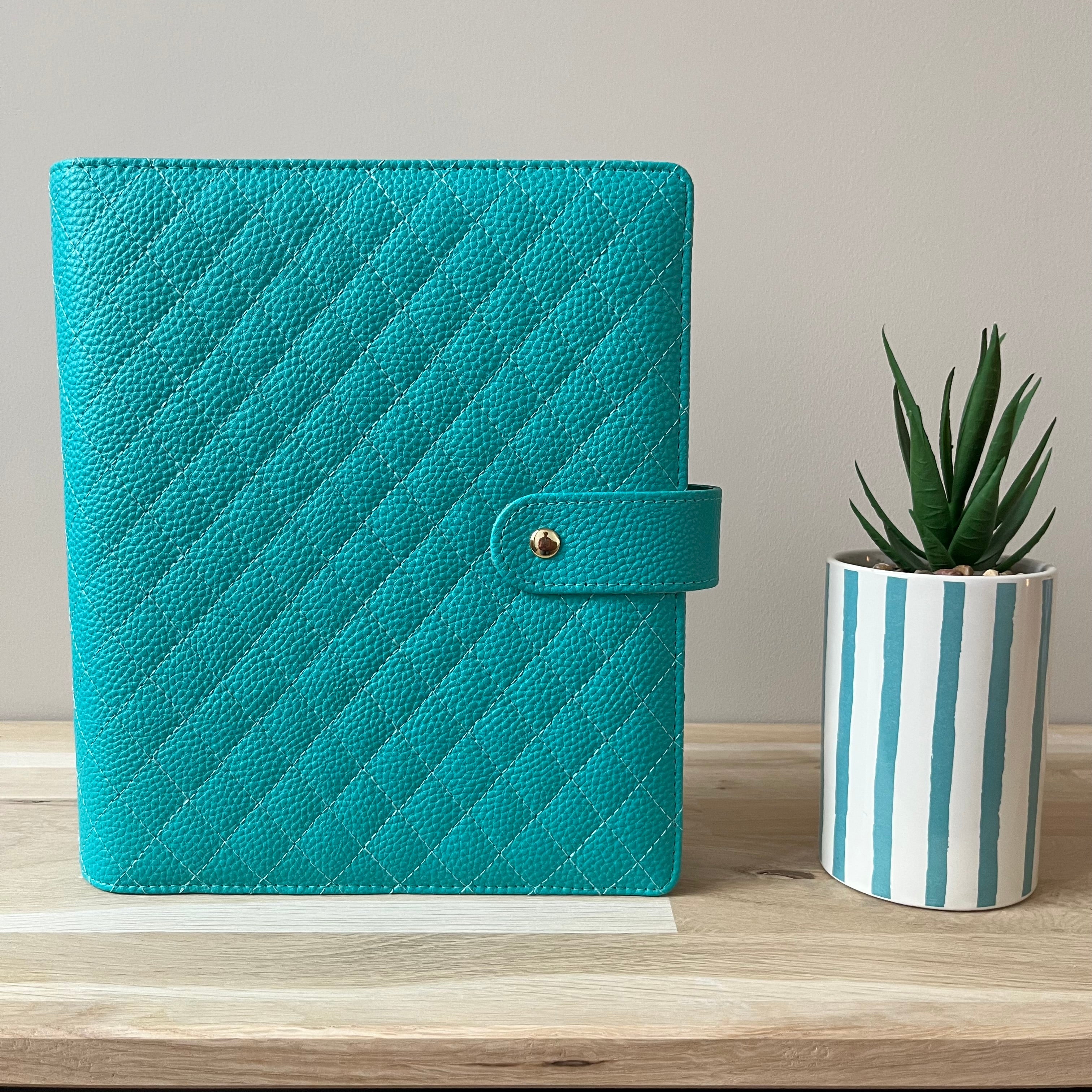 Quilted pebble budgetbinder A5