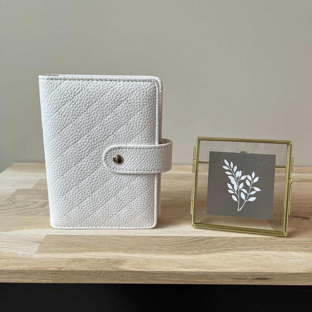 Quilted pebble budgetbinder A7