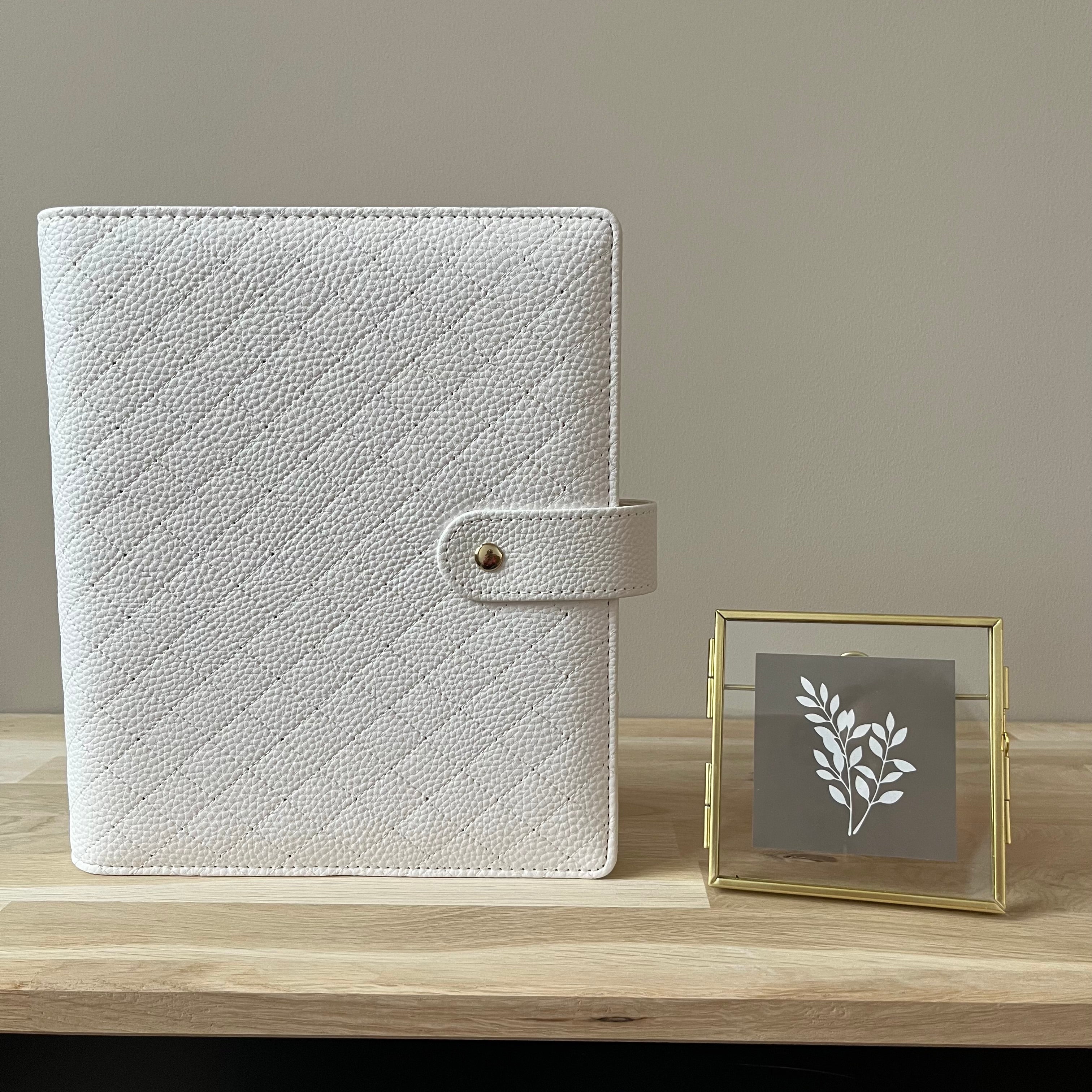 Quilted pebble budgetbinder A5