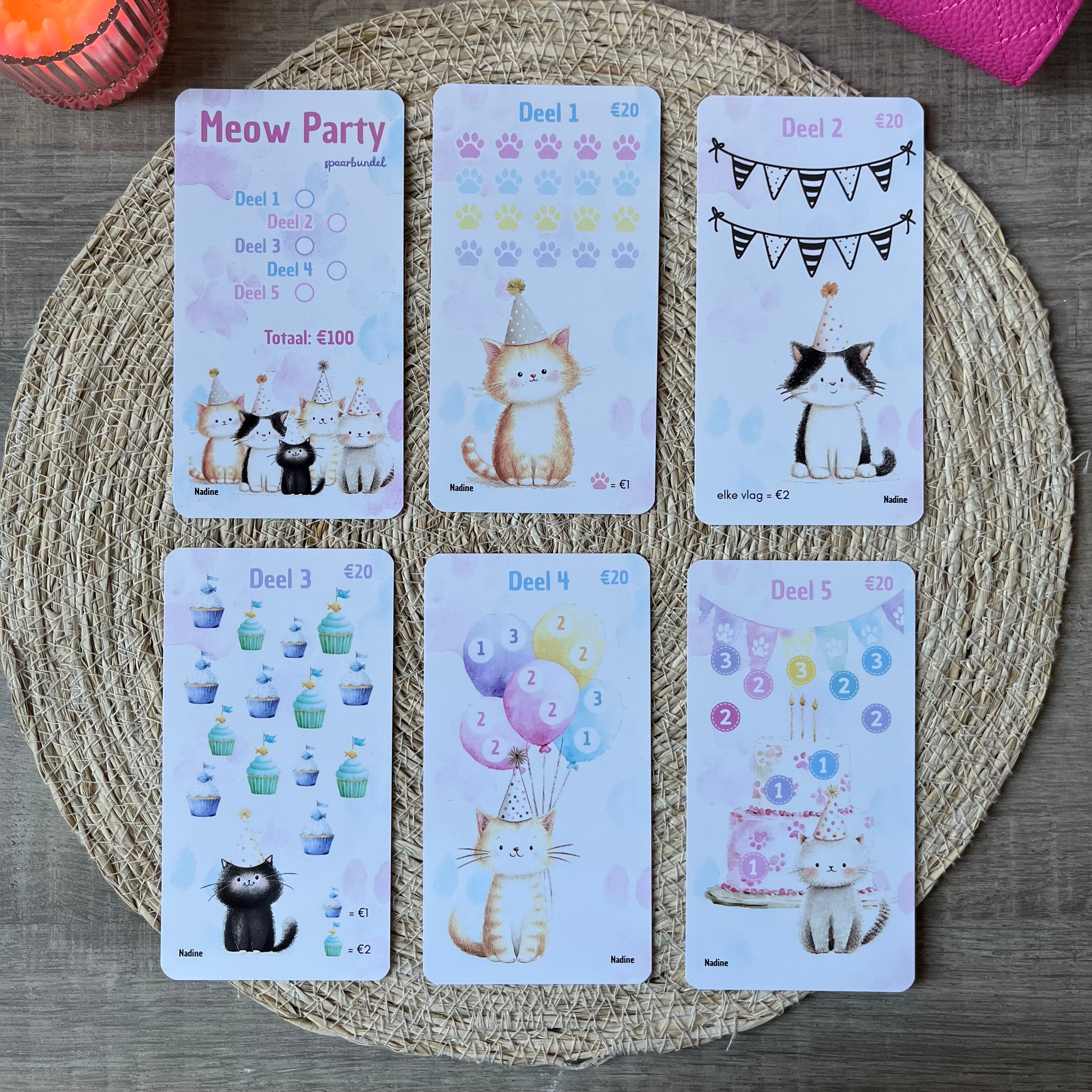 Meow Party spaarbundel A6