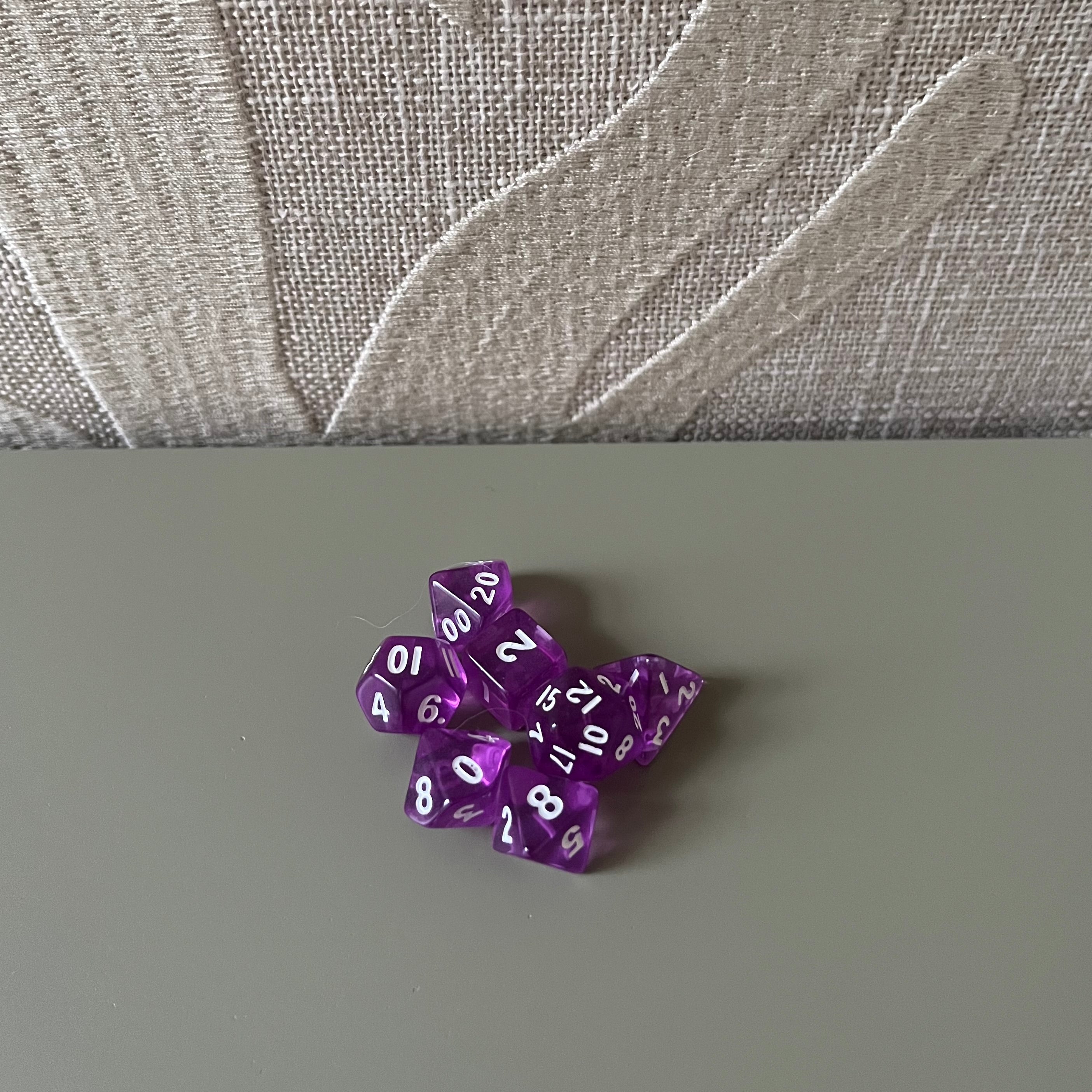 Setje mini-dobbelsteentjes