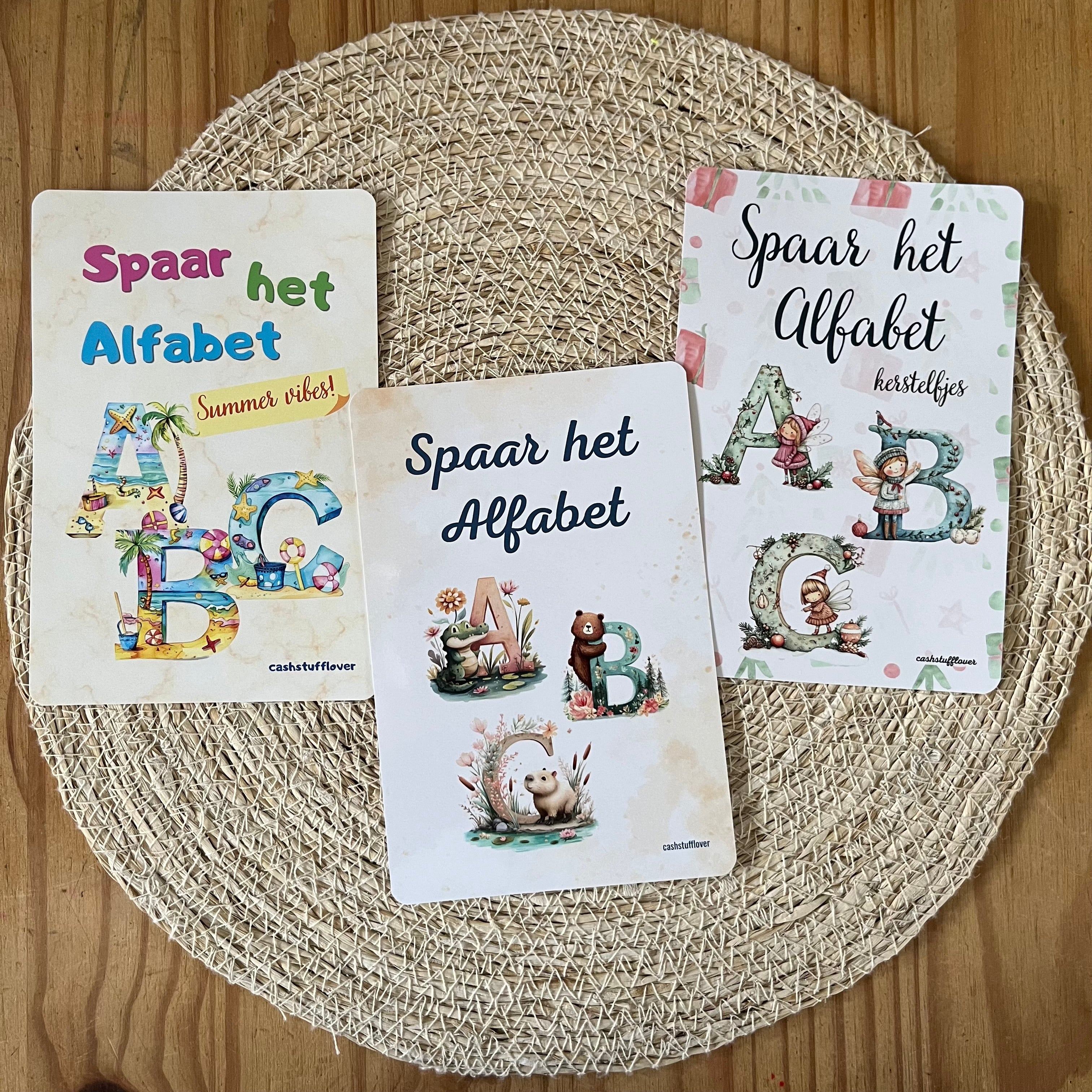 Spaar het Alfabet tiny’s - A5 en A7