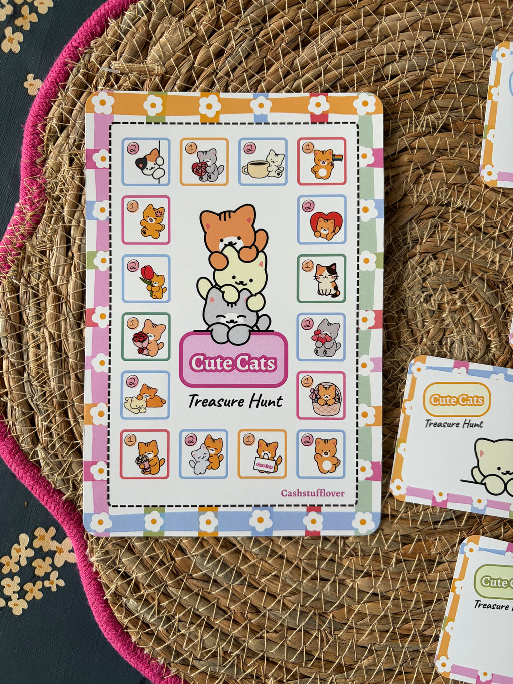 Cute Cats Treasure Hunt - A5