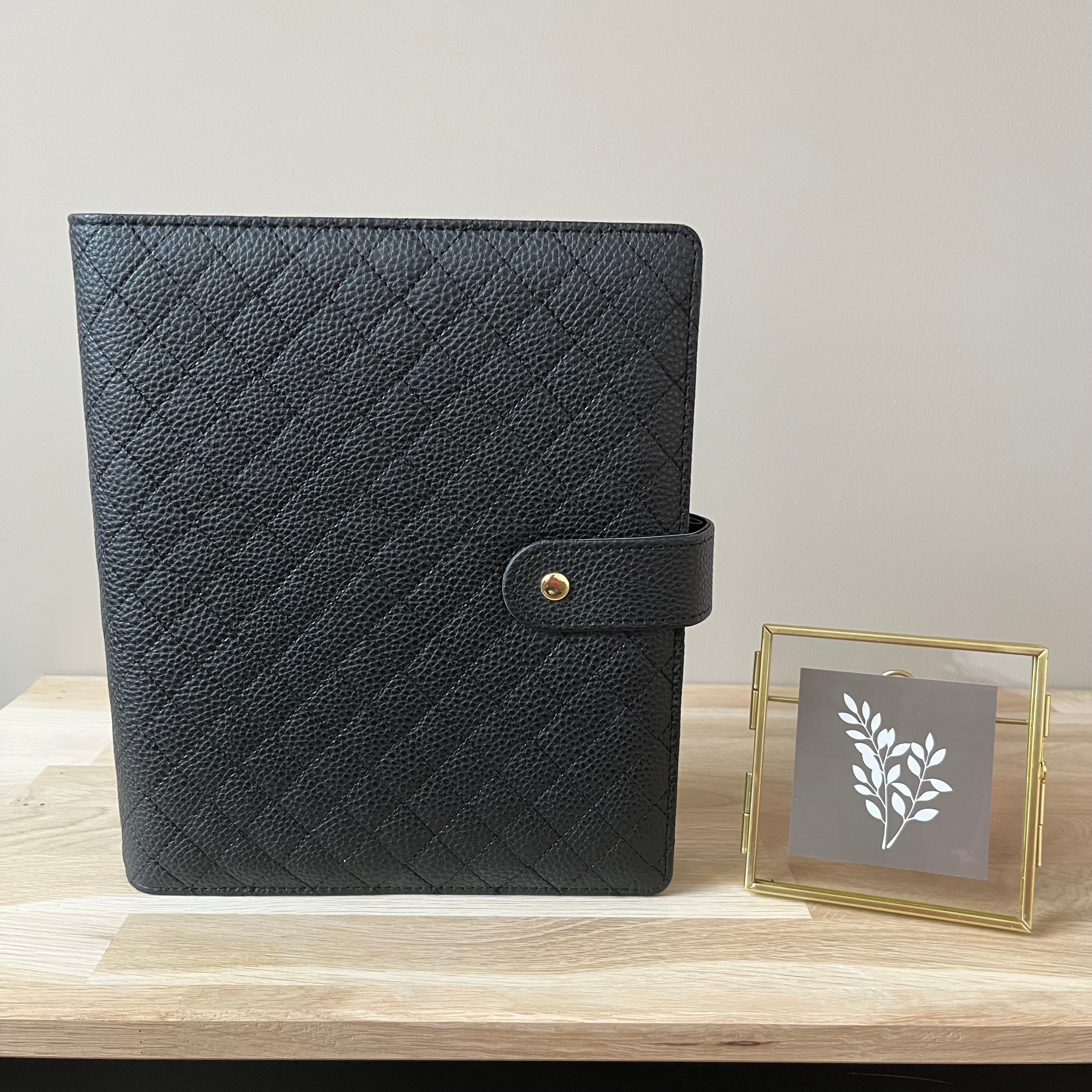 Quilted pebble budgetbinder A5