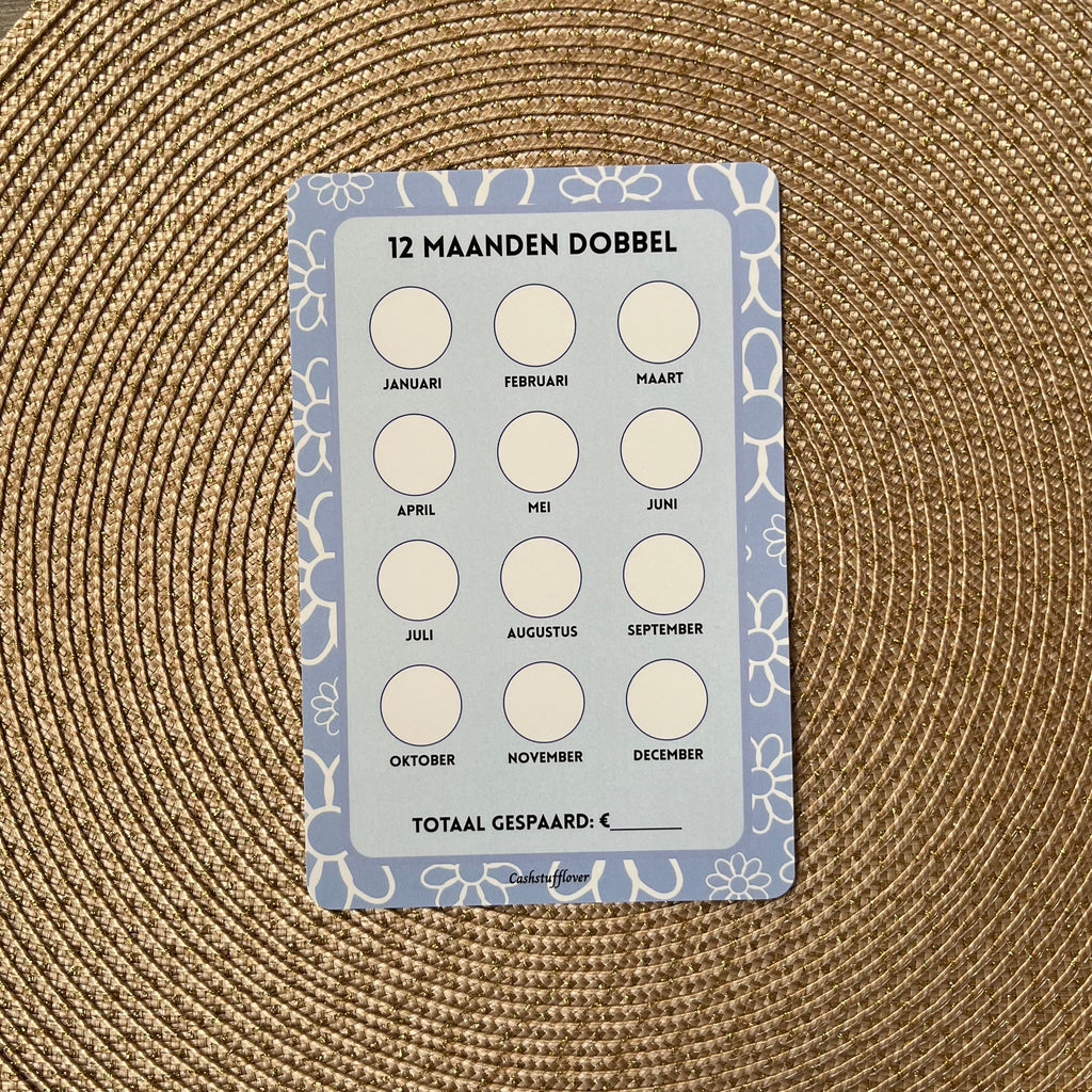 12 maanden dobbel A5