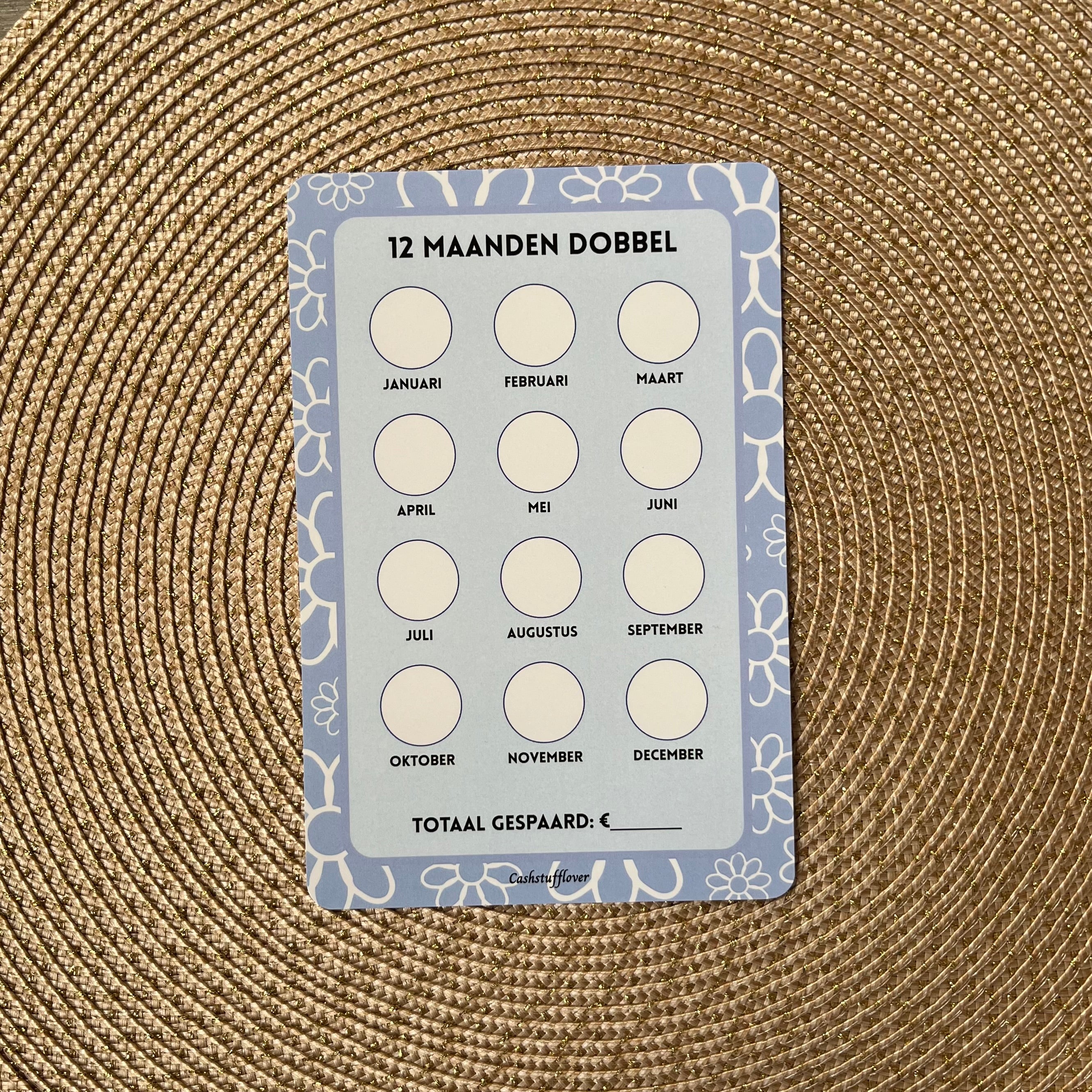 12 maanden dobbel A5