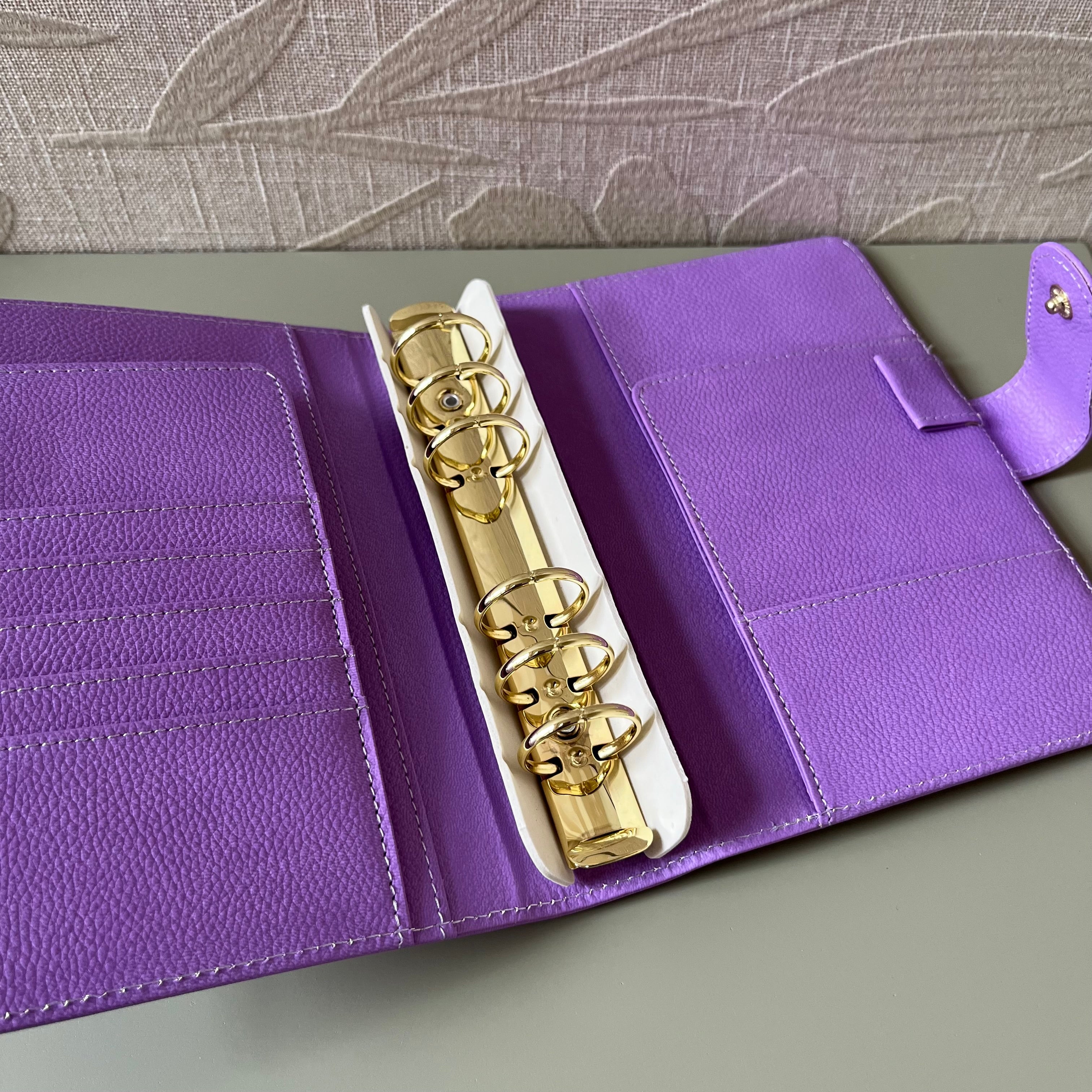 Pebble budget binder A6 - paars