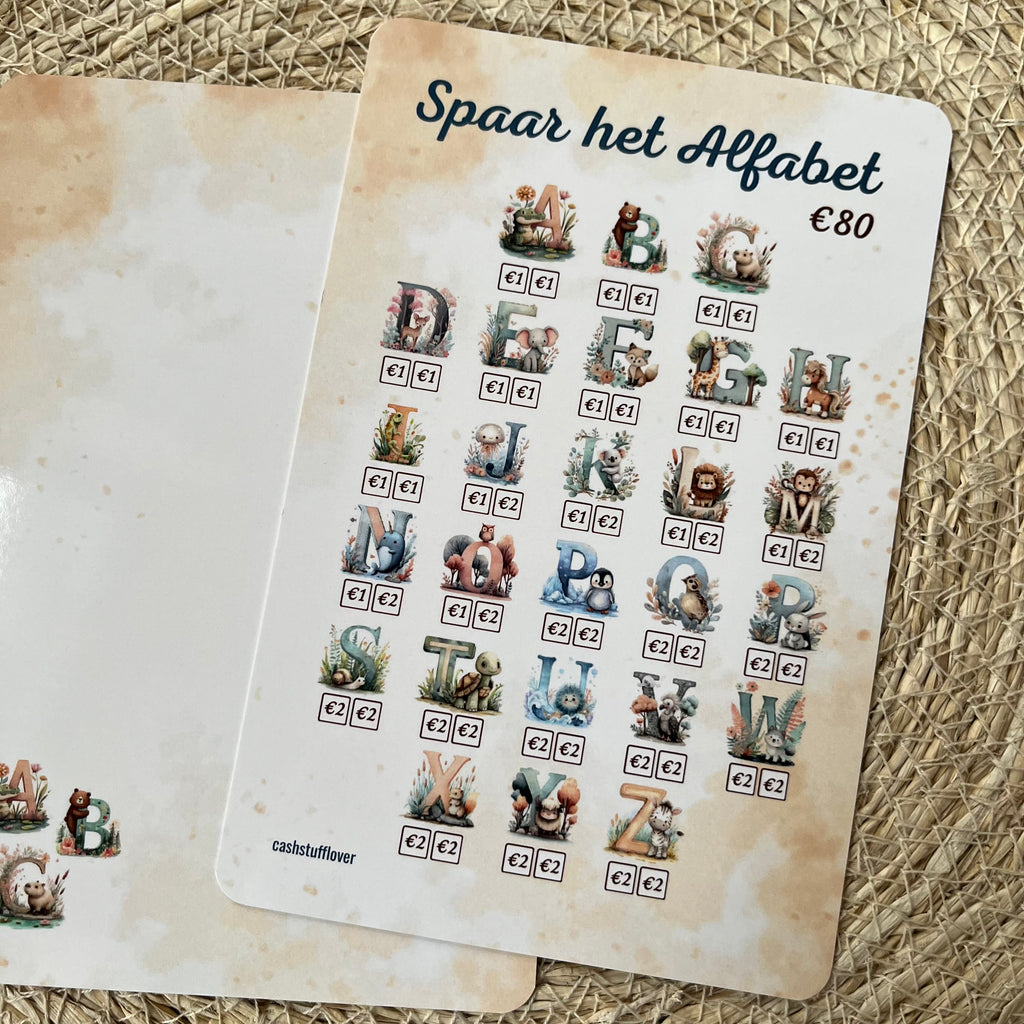 Spaar het Alfabet - A5