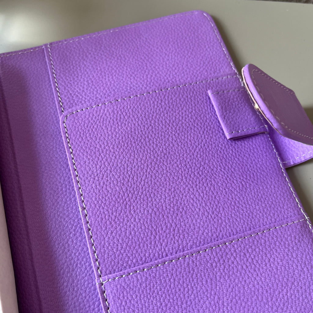 Pebble budget binder A6 - paars