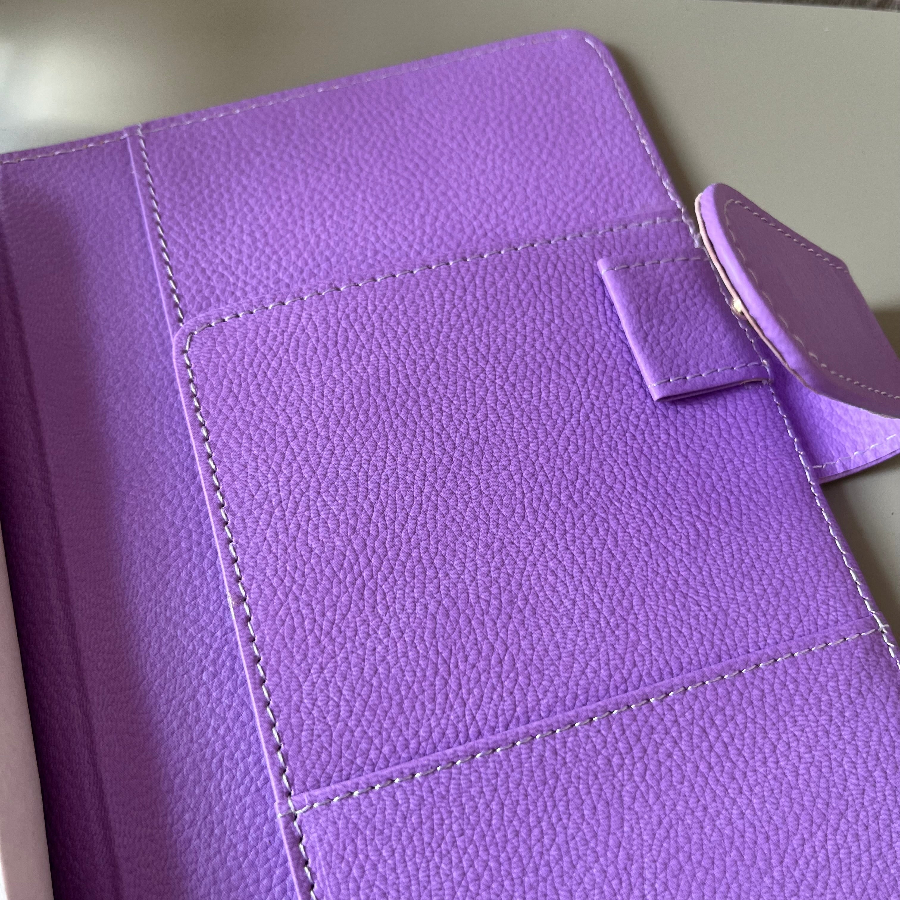 Pebble budget binder A6 - paars