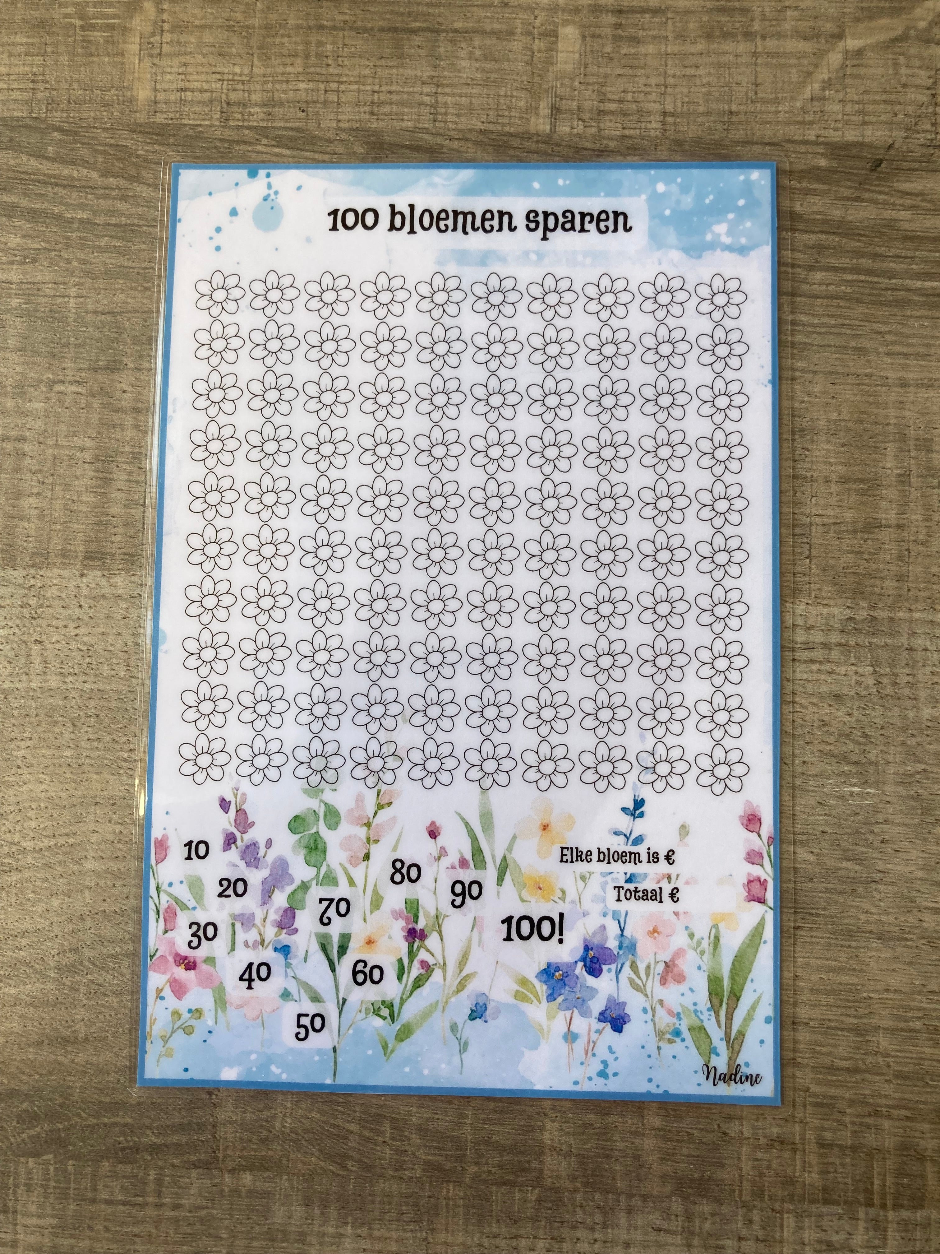100 keer sparen A5