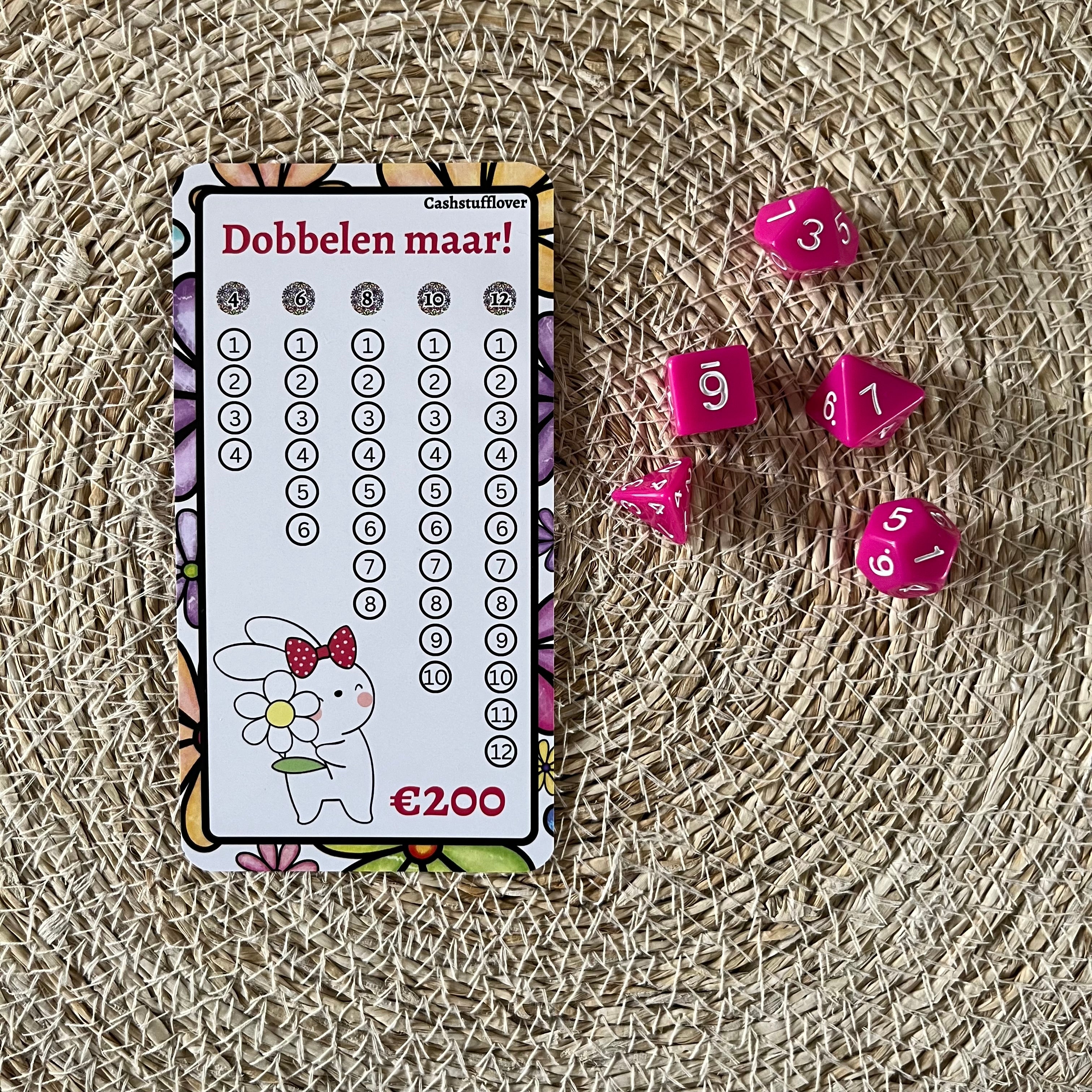 Dobbelen maar! A6 - diertjes