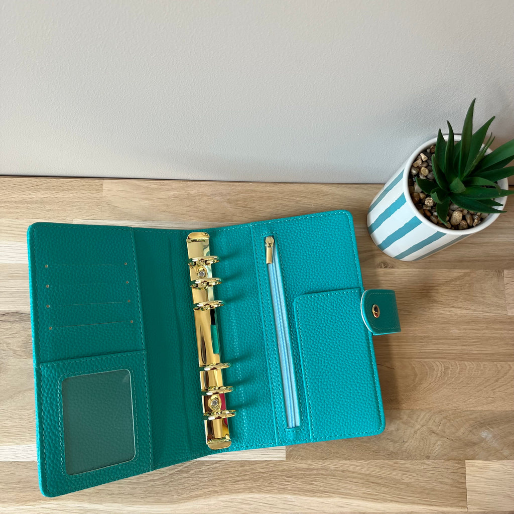 Quilted pebble budgetbinder A6