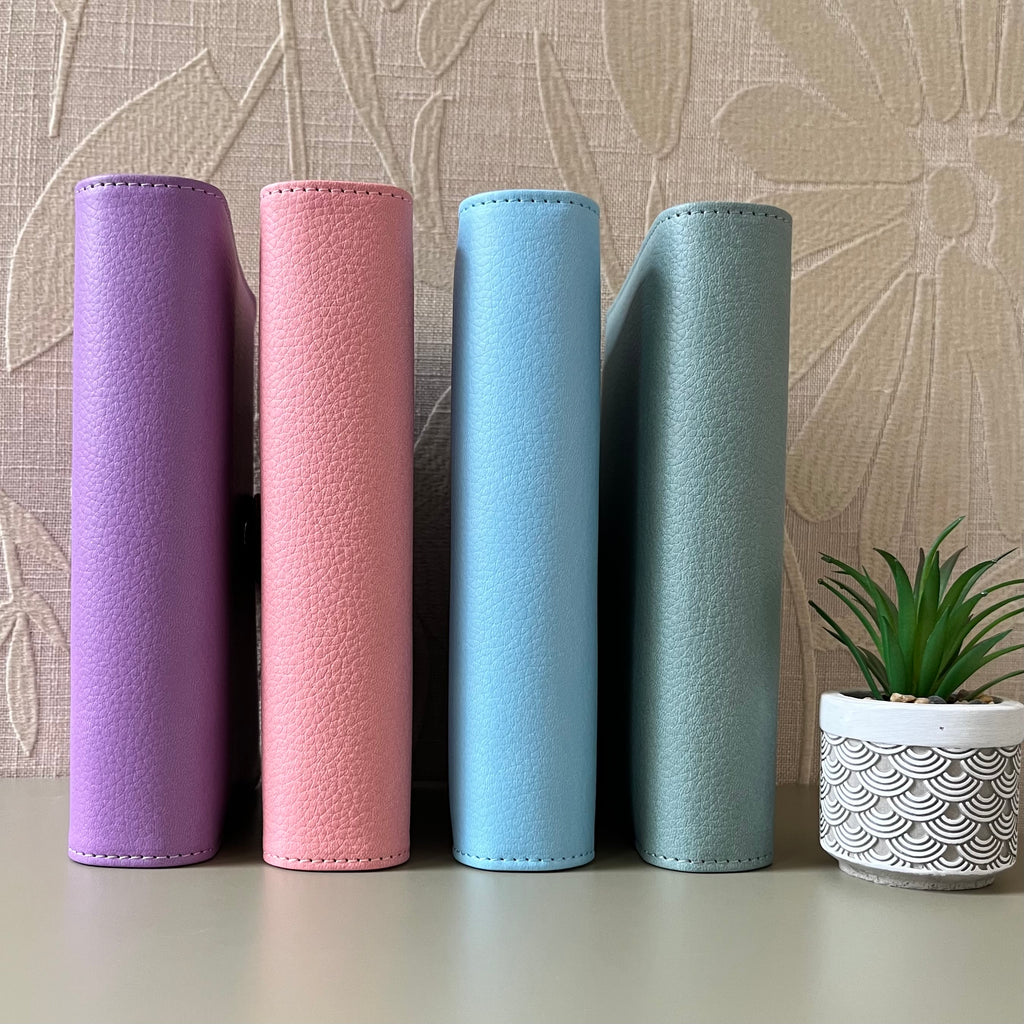 Pebble budget binder A6 - grijsgroen