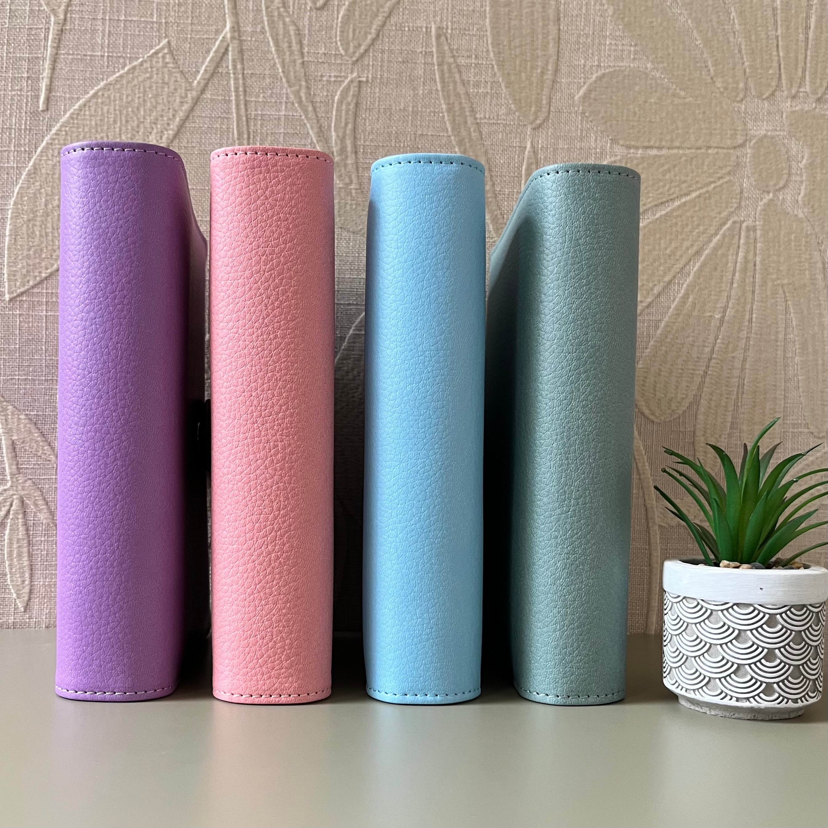 Pebble budget binder A6 - grijsgroen